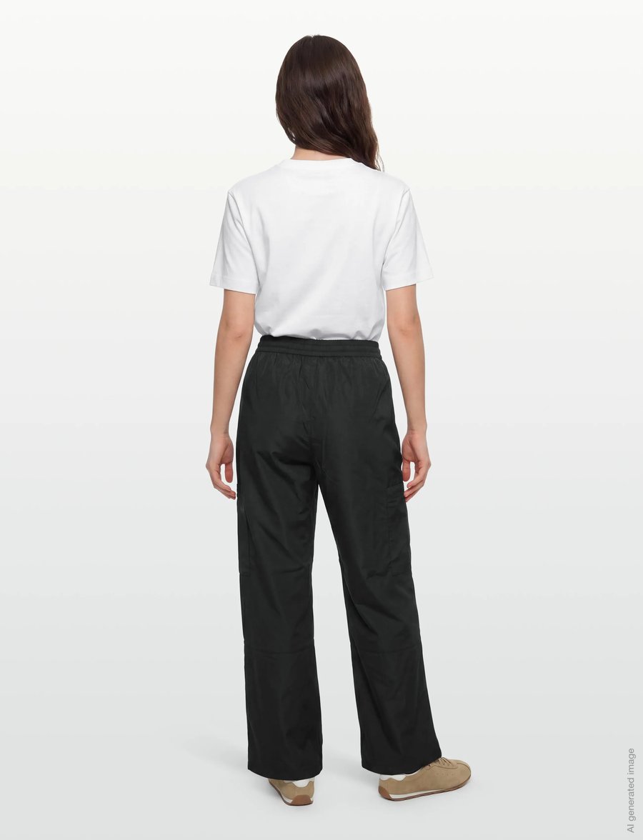 Calvin Klein Jeans - TECH ZIPPER PANT - straight leg trousers - black - 4