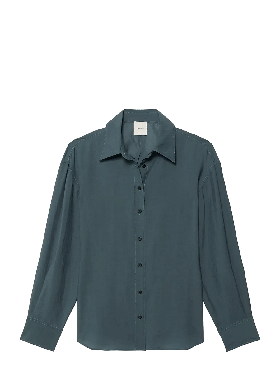 Calvin Klein Jeans - VOILE LS SHIRT - långärmade skjortor - biloxi blues - 1