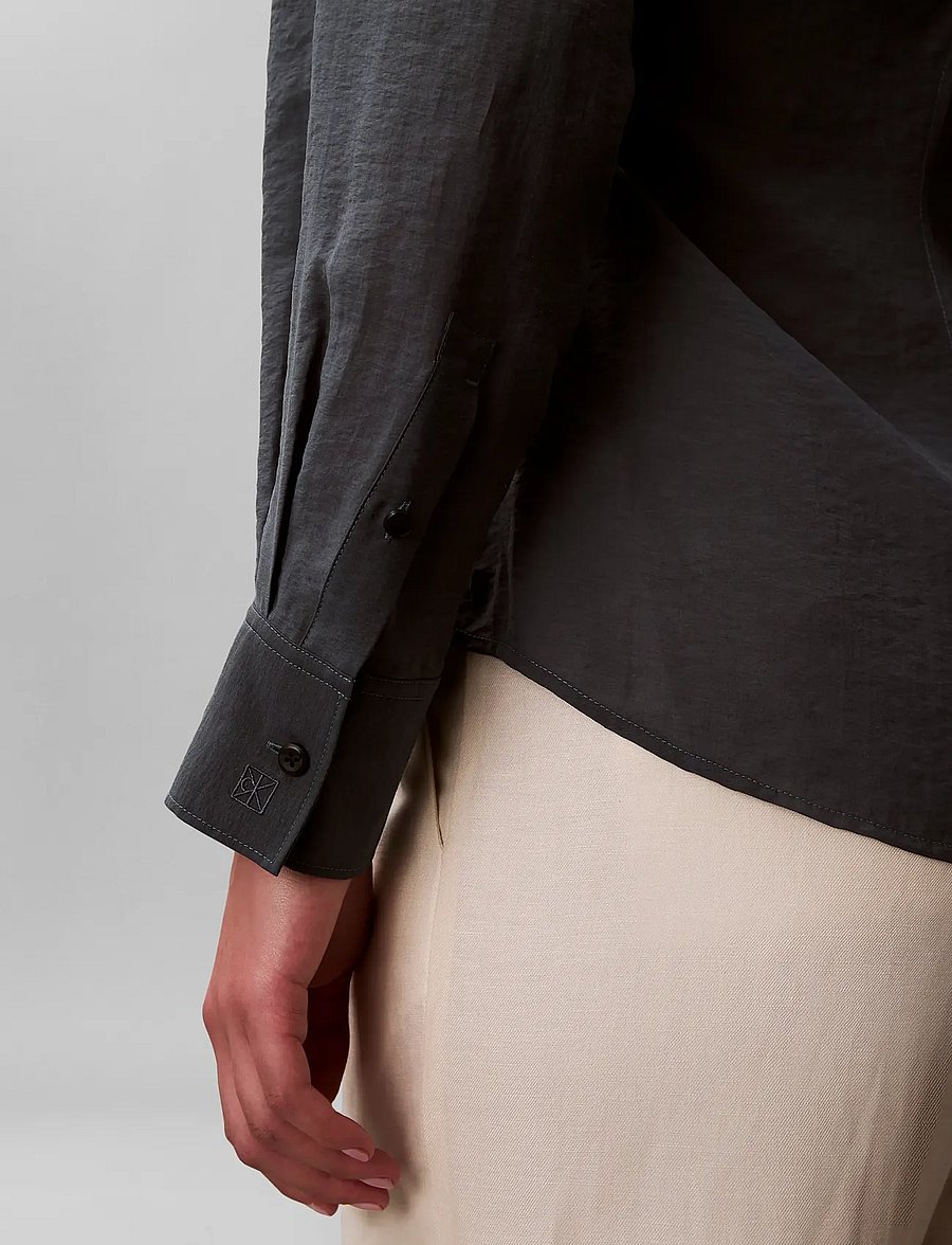 Calvin Klein Jeans - VOILE LS SHIRT - långärmade skjortor - biloxi blues - 5