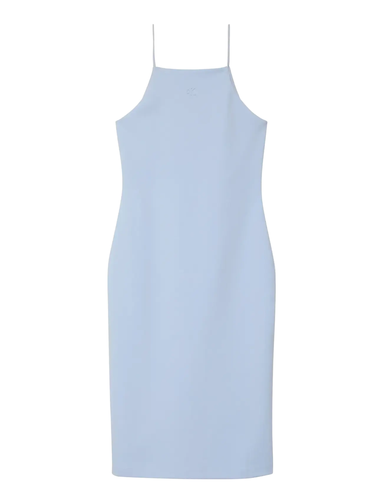 CALVIN KLEIN JEANS Sl Ponte Monogram Cami Kleid Blau - M - Damen