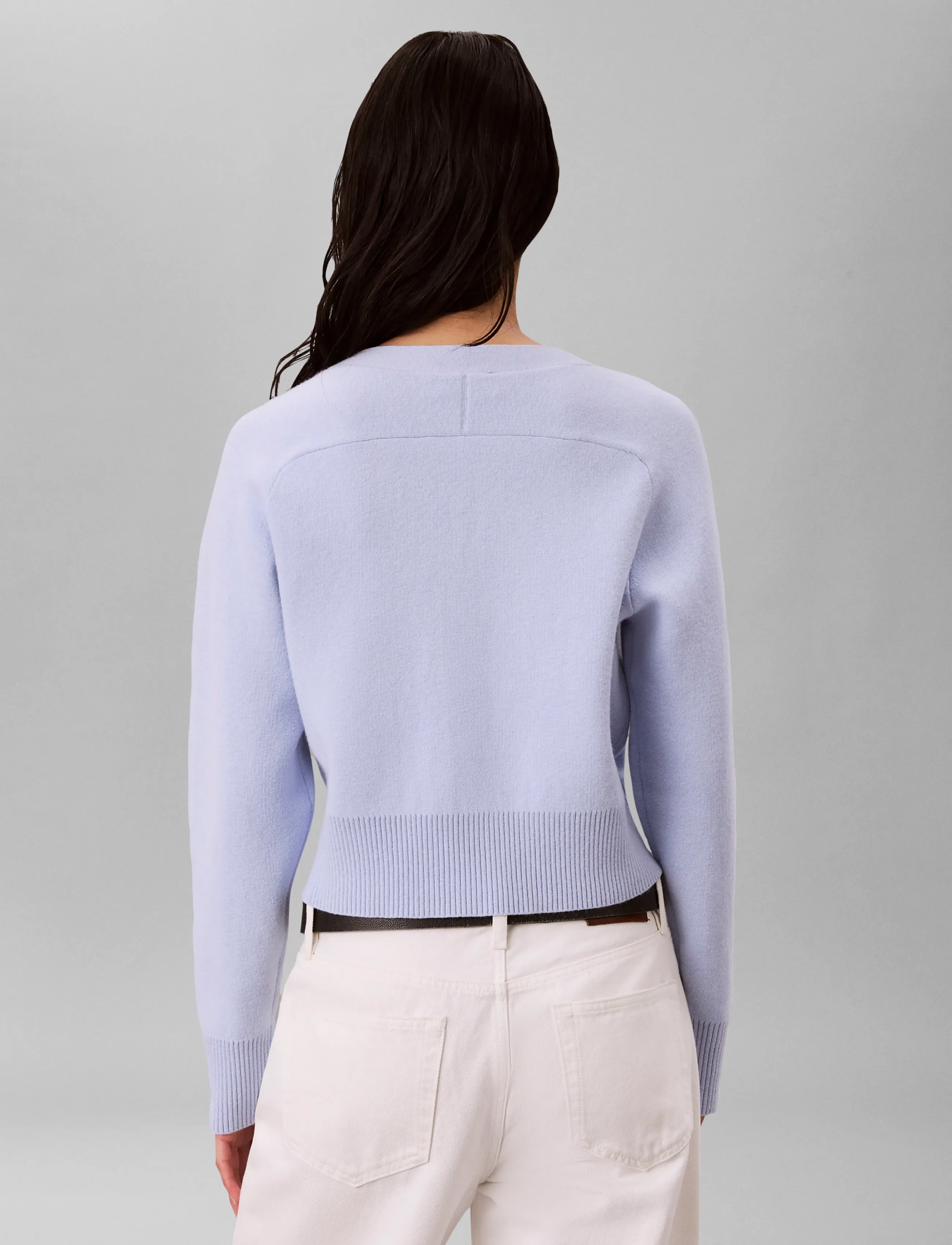 Wool Cotton Raglan Cardigan 2