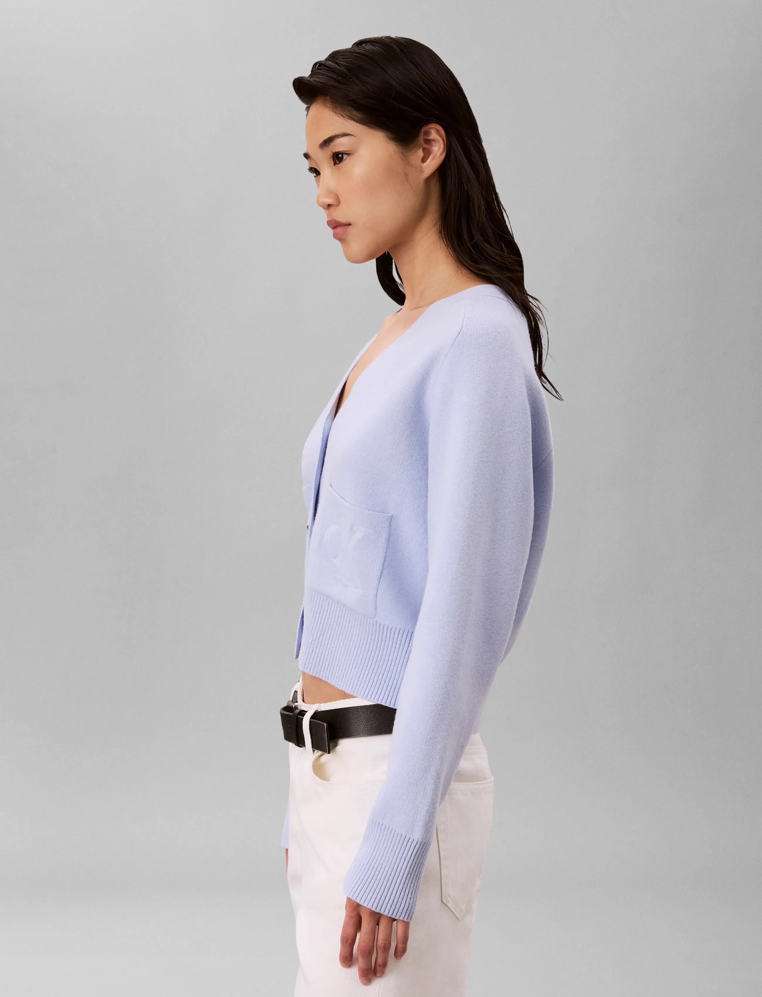 Wool Cotton Raglan Cardigan 6