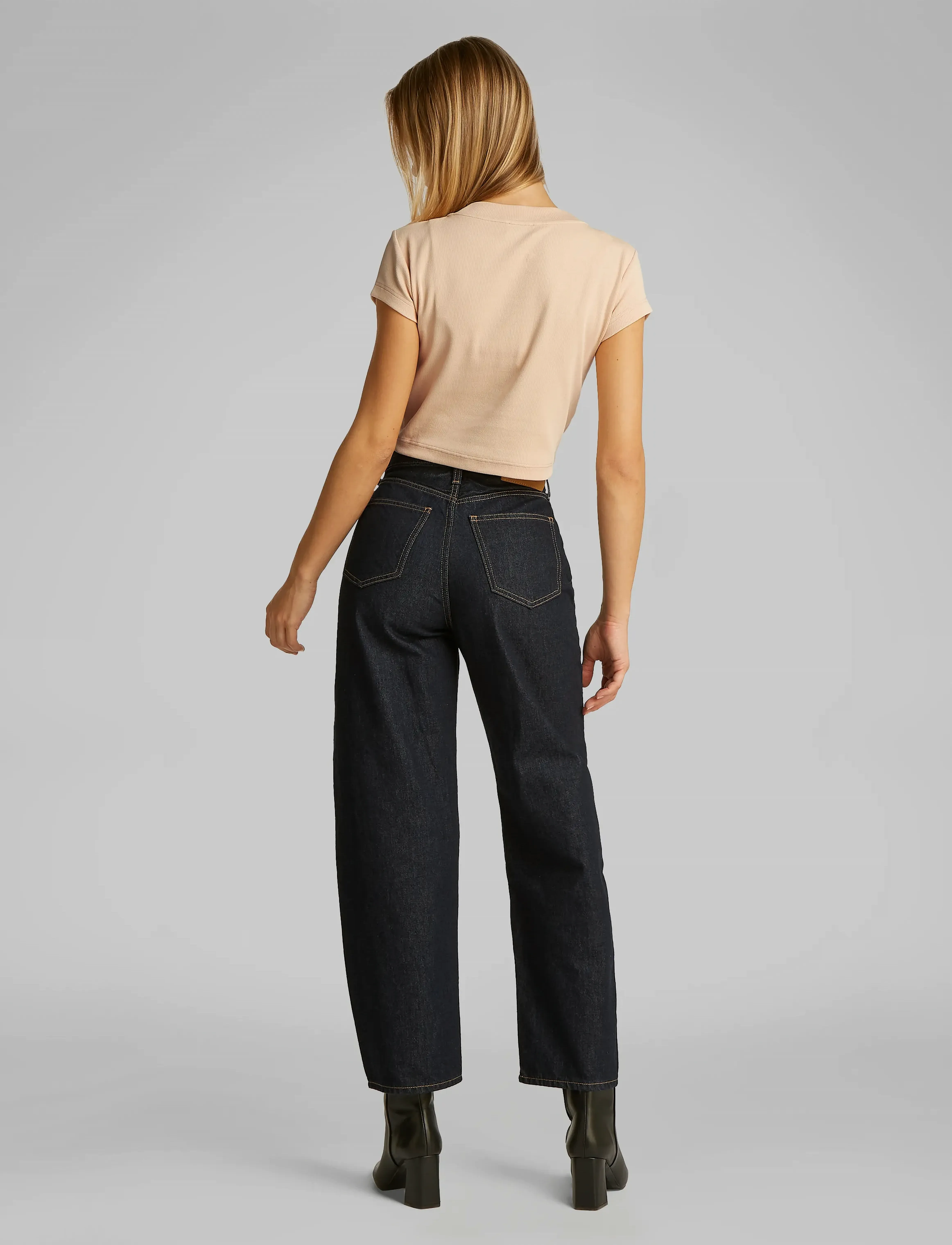 Calvin Klein Jeans - MONOLOGO BABY RIB TEE - laveste priser - appleblossom - 3