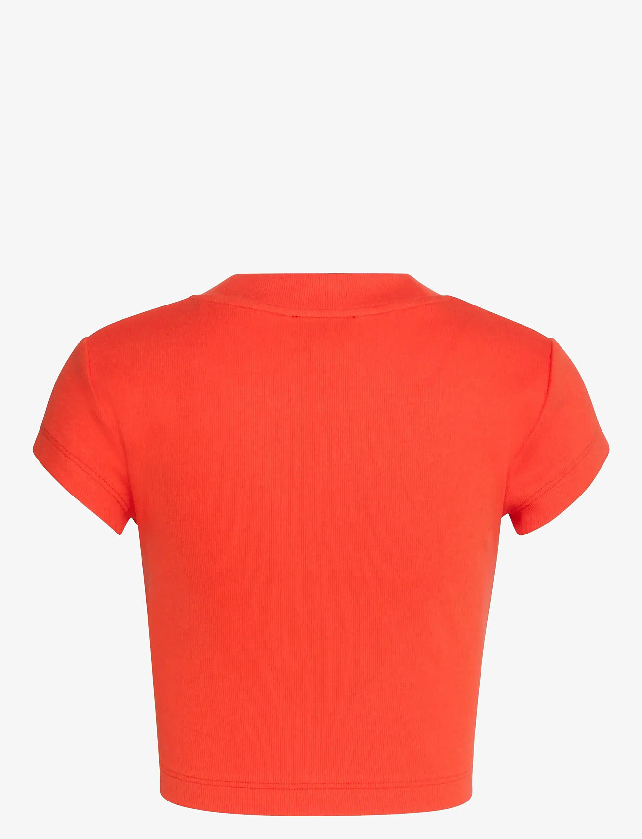Calvin Klein Jeans - MONOLOGO BABY RIB TEE - crop tops - redalert - 2