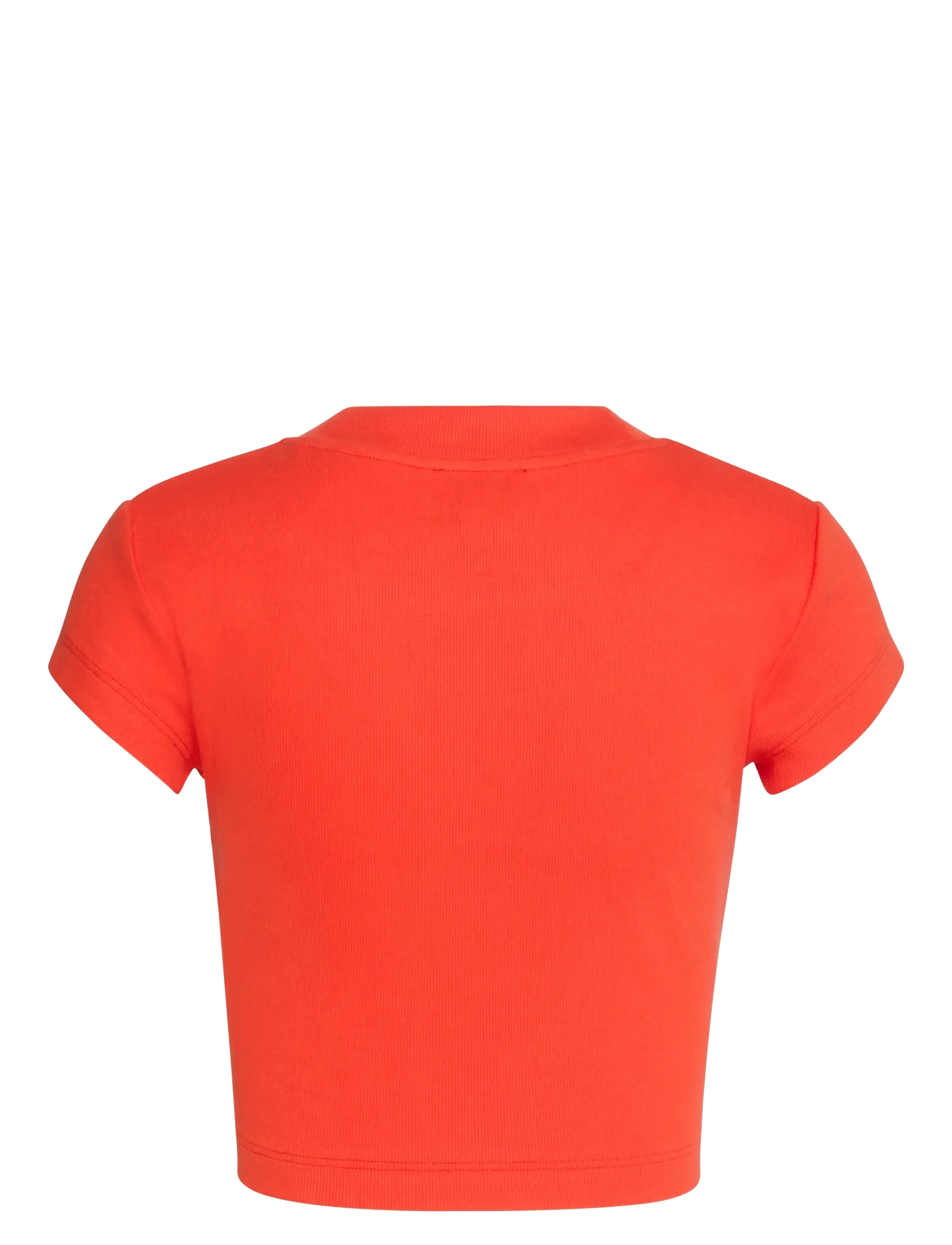 Calvin Klein Jeans - MONOLOGO BABY RIB TEE - crop tops - redalert - 2