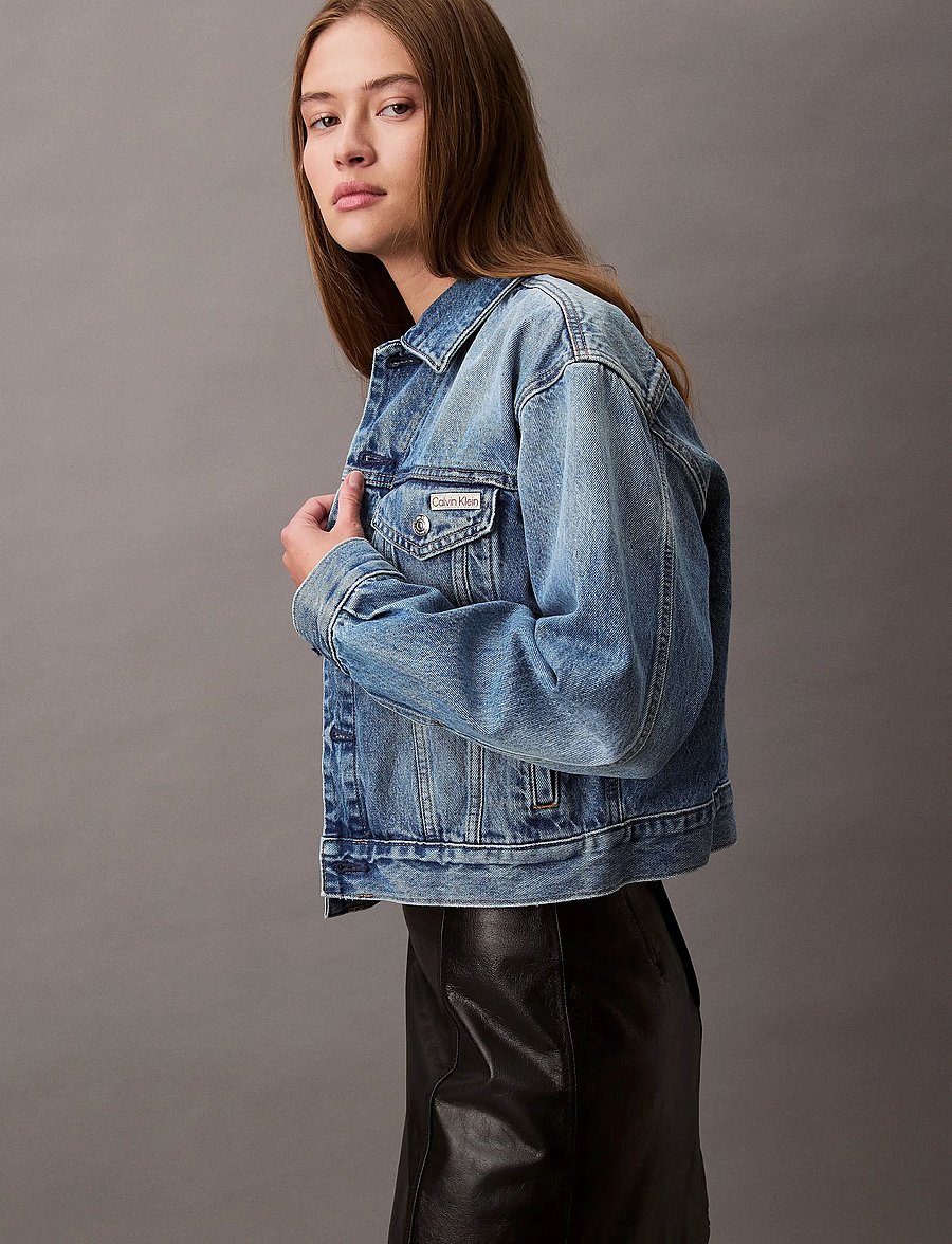 Calvin Klein Jeans - 90s TRUCKER JACKET GOLD DUST - vestes de printemps - gold dust - 4
