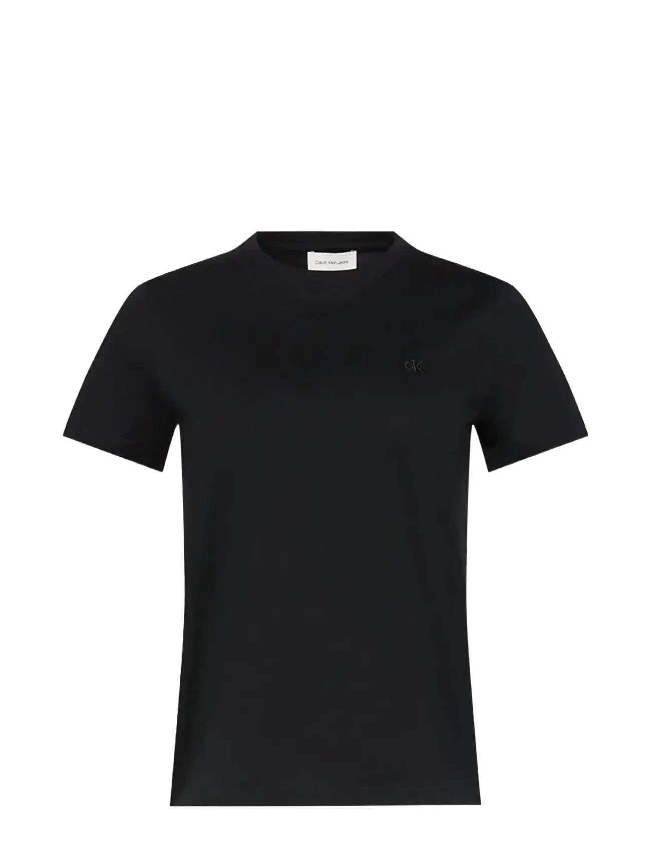 Calvin Klein Jeans SS MONOGRAM CREW TEE - Tøj - BLACK / black