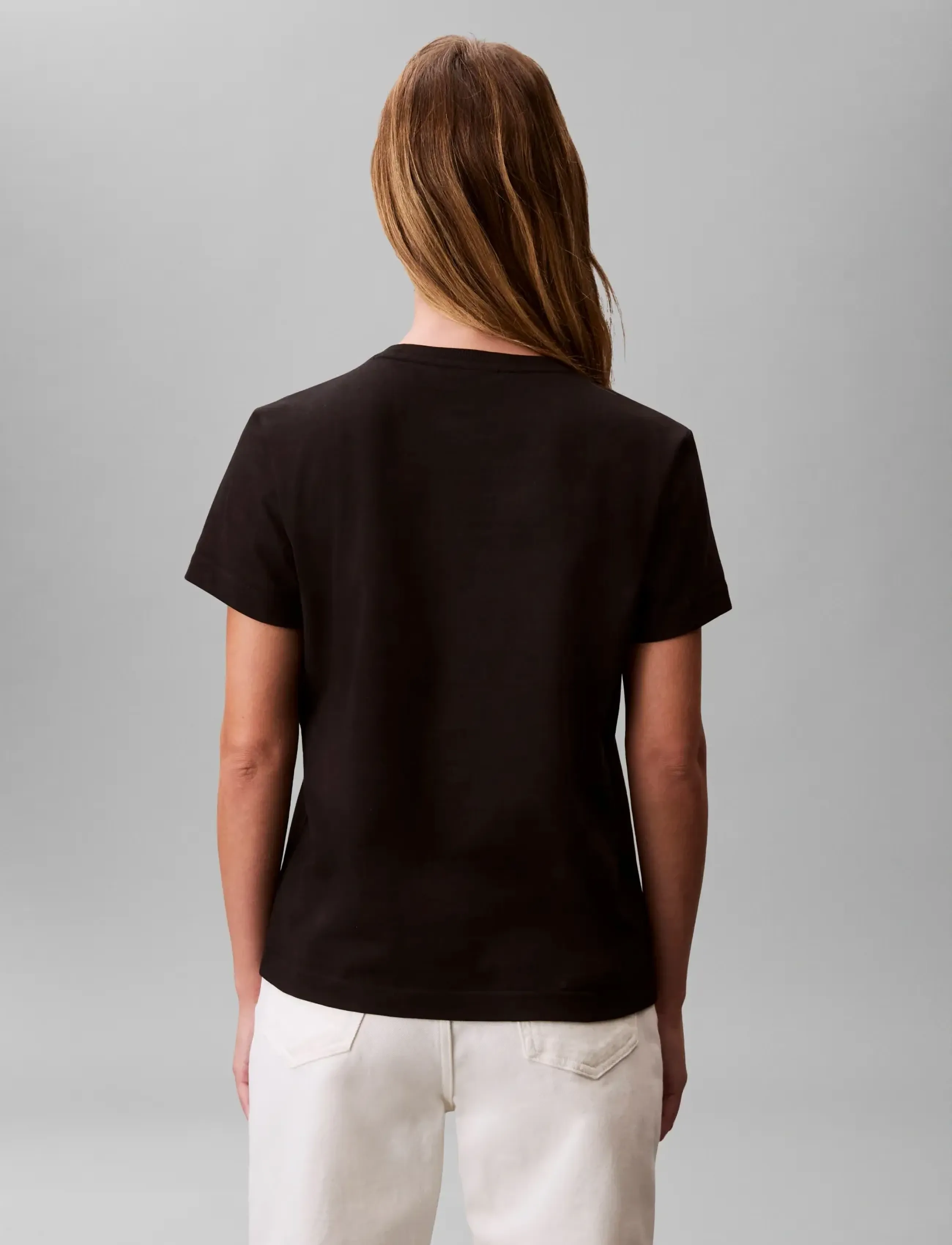 Calvin Klein Jeans - SS MONOGRAM CREW TEE - t-shirts - black - 2