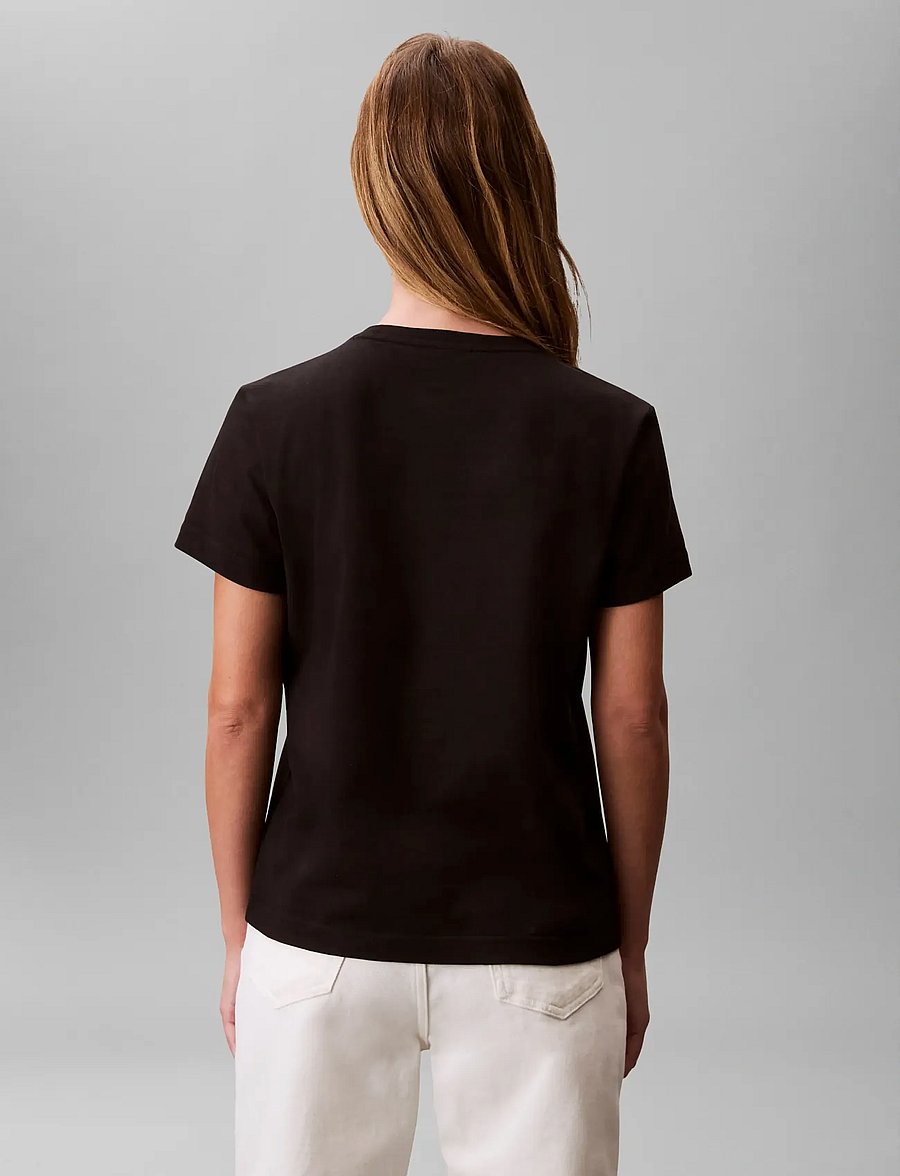 Calvin Klein Jeans - Archive Jersey Crew Tee EU - t-särgid - black - 2