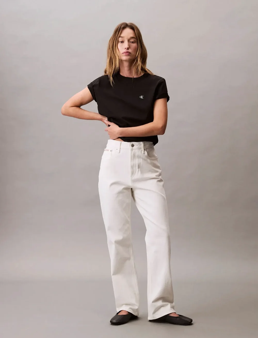 Calvin Klein Jeans - Archive Jersey Crew Tee EU - t-särgid - black - 3