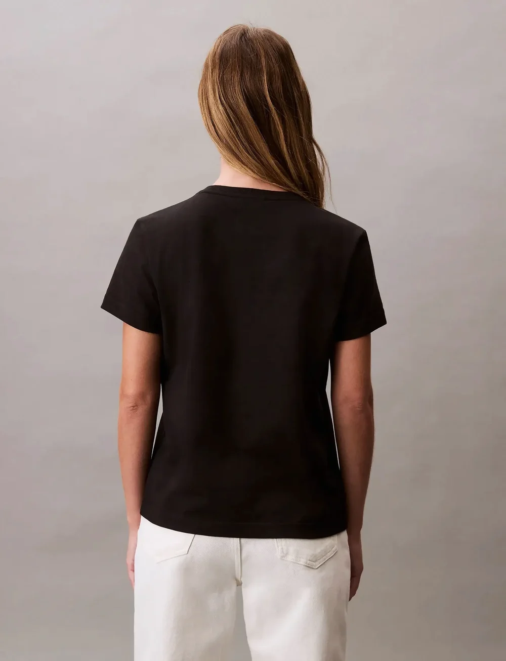 Calvin Klein Jeans - Archive Jersey Crew Tee EU - t-särgid - black - 4