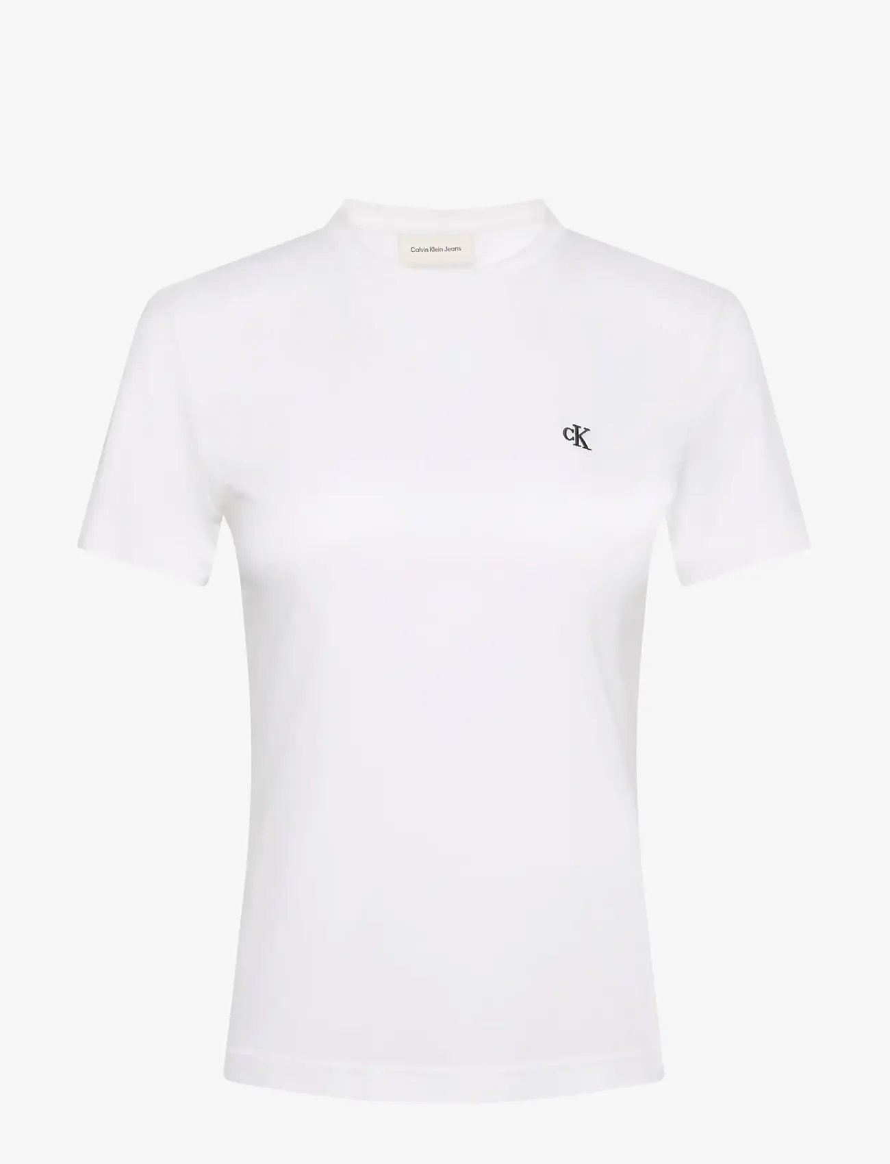 Calvin Klein Jeans - SS MONOGRAM CREW TEE - t-särgid - bright white - 1