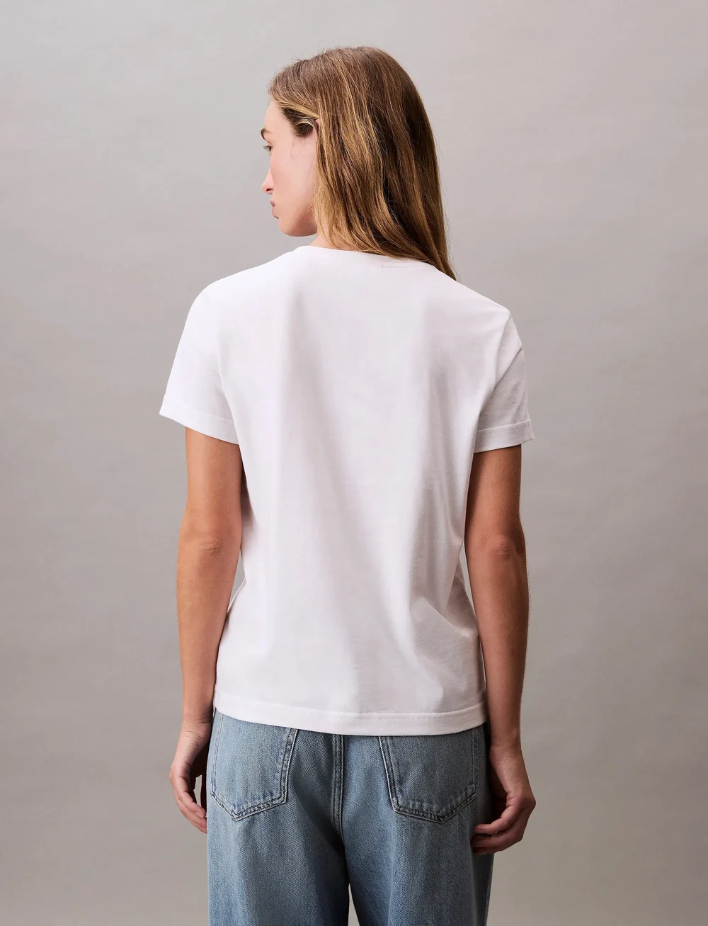 Calvin Klein Jeans - Archive Jersey Crew Tee EU - t-särgid - brilliant white - 5