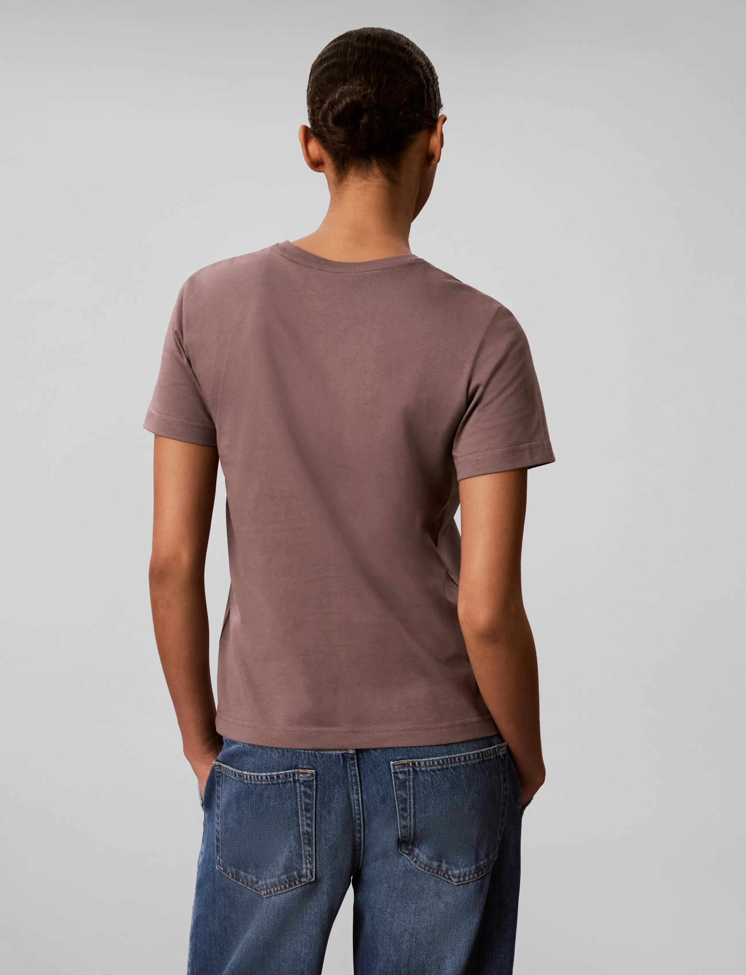 Calvin Klein Jeans - Archive Jersey Crew Tee EU - t-särgid - iron - 2