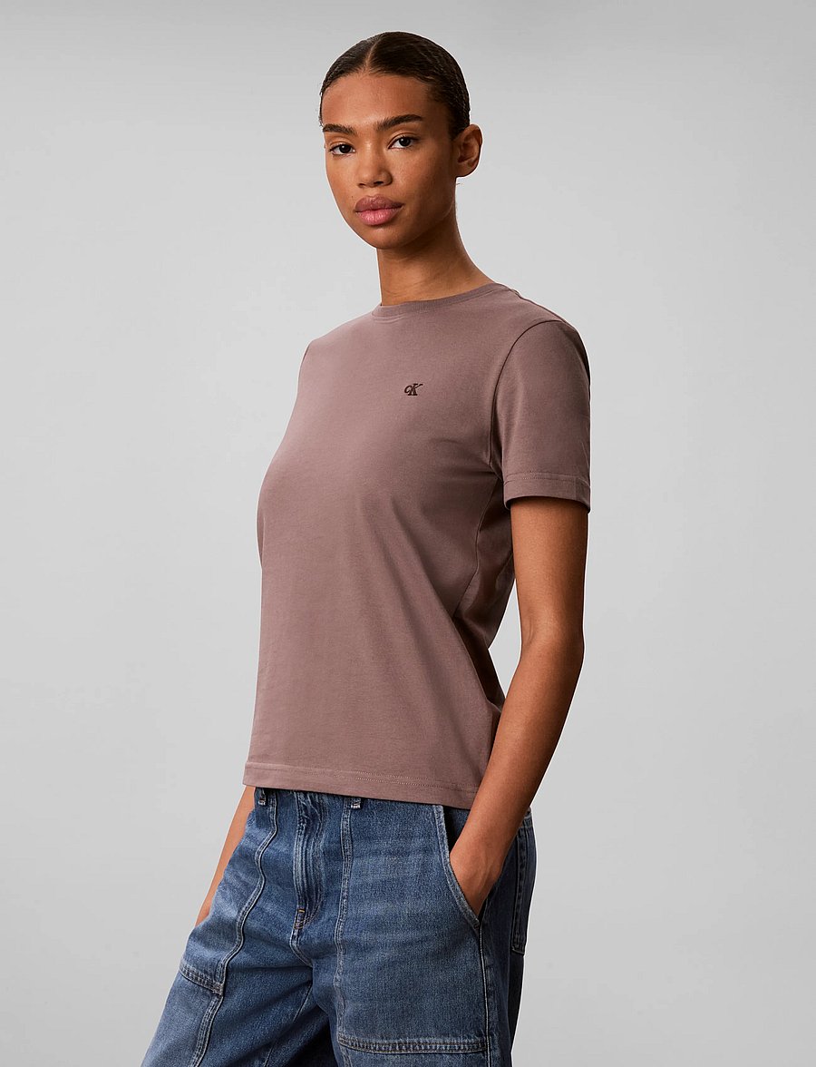 Calvin Klein Jeans - Archive Jersey Crew Tee EU - t-särgid - iron - 5