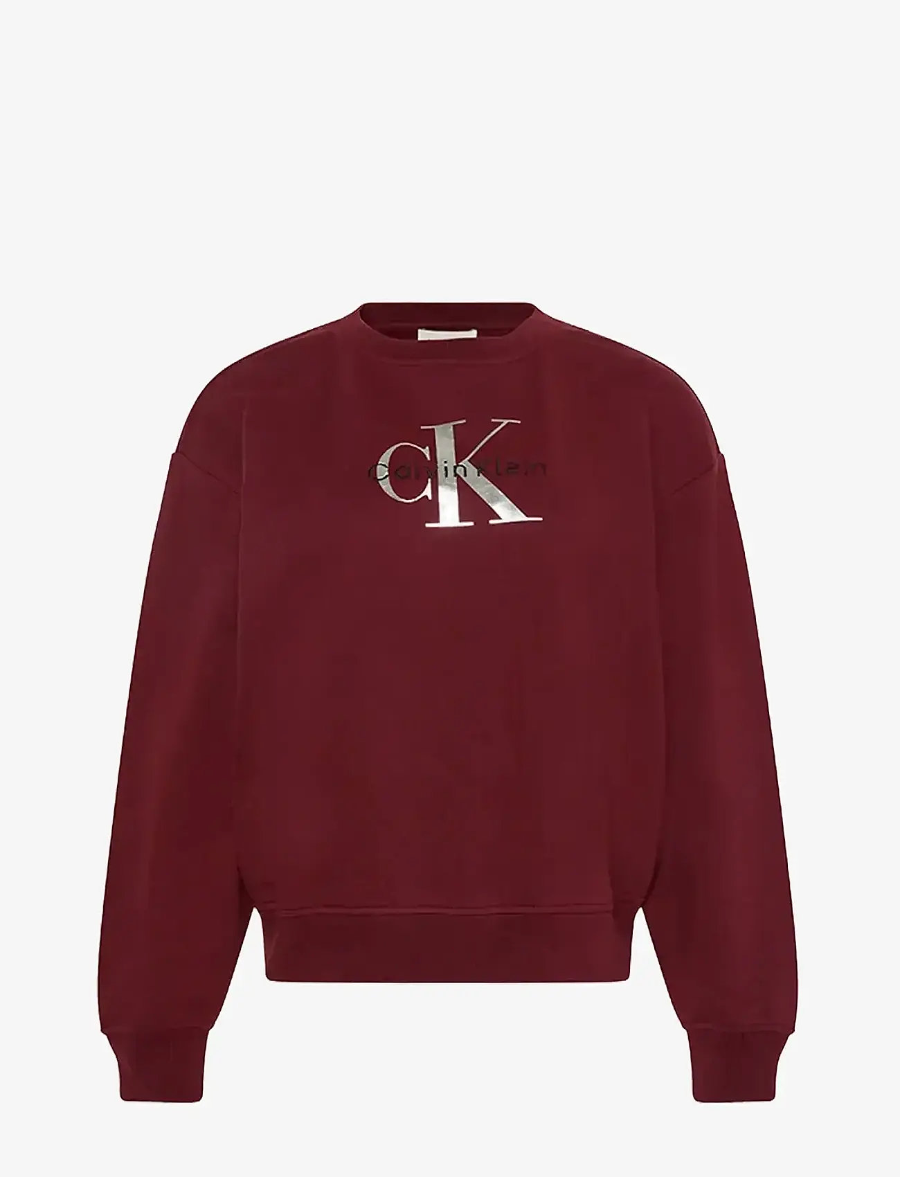 Calvin Klein Jeans - LS MONOLOGO FRENCH TERRY RLXD CR - alltags-style - renaissance red - 1