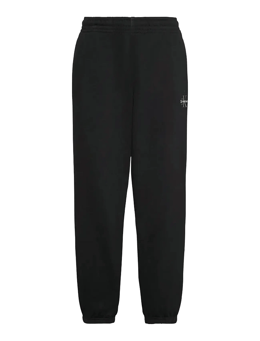 Calvin Klein Jeans - MONOLOGO FRENCH TERRY JOGGER - vardagsstil - black - 1