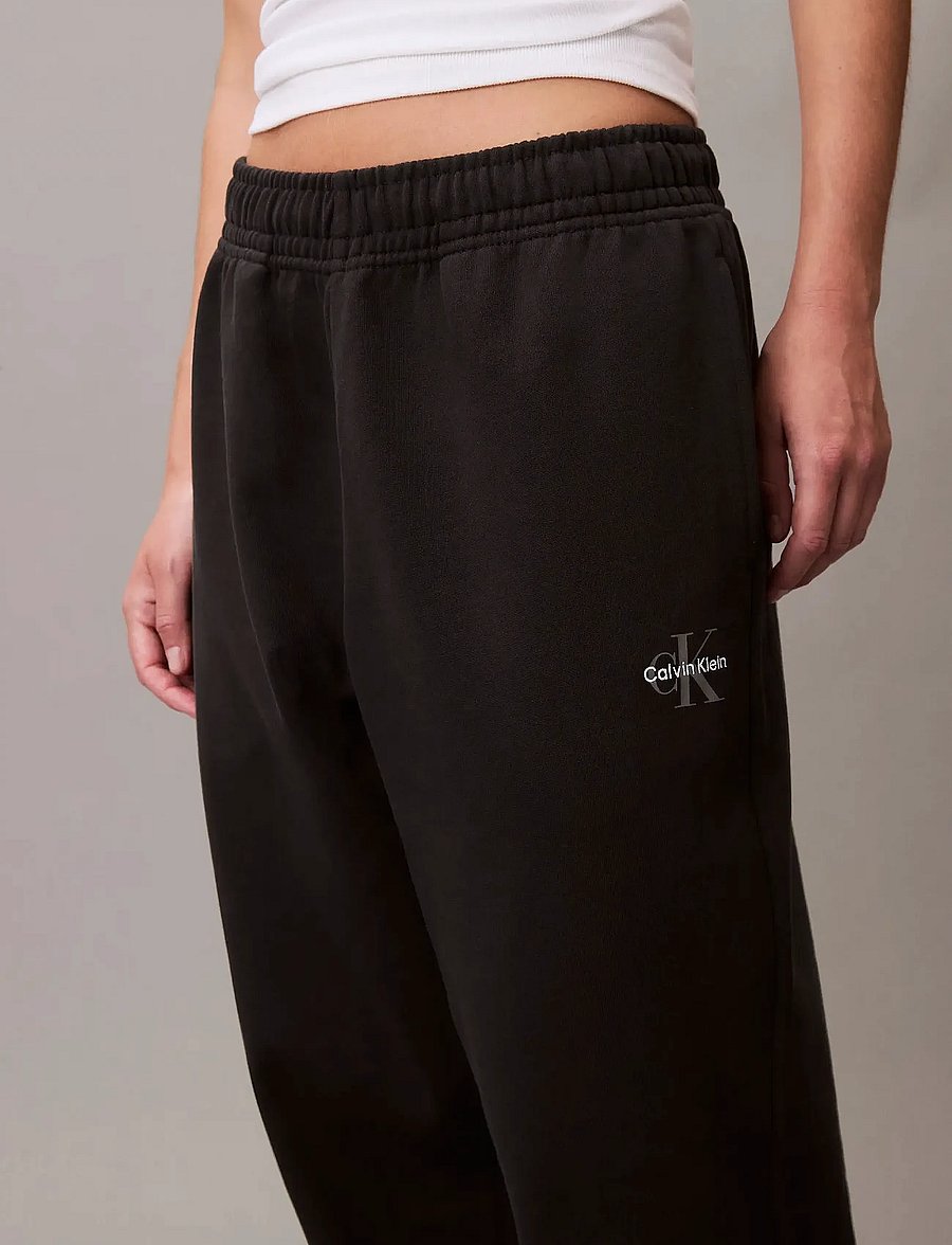 Calvin Klein Jeans - MONOLOGO FRENCH TERRY JOGGER - vardagsstil - black - 3