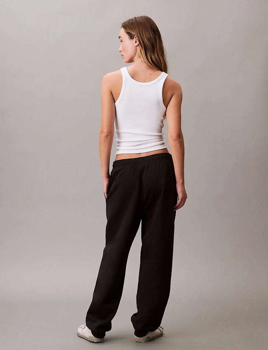 Calvin Klein Jeans - MONOLOGO FRENCH TERRY JOGGER - vardagsstil - black - 5