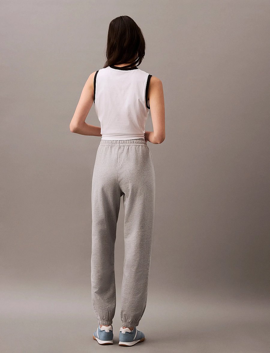 Calvin Klein Jeans - MONOLOGO FRENCH TERRY JOGGER - igapäevane stiil - heroic grey heather - 4