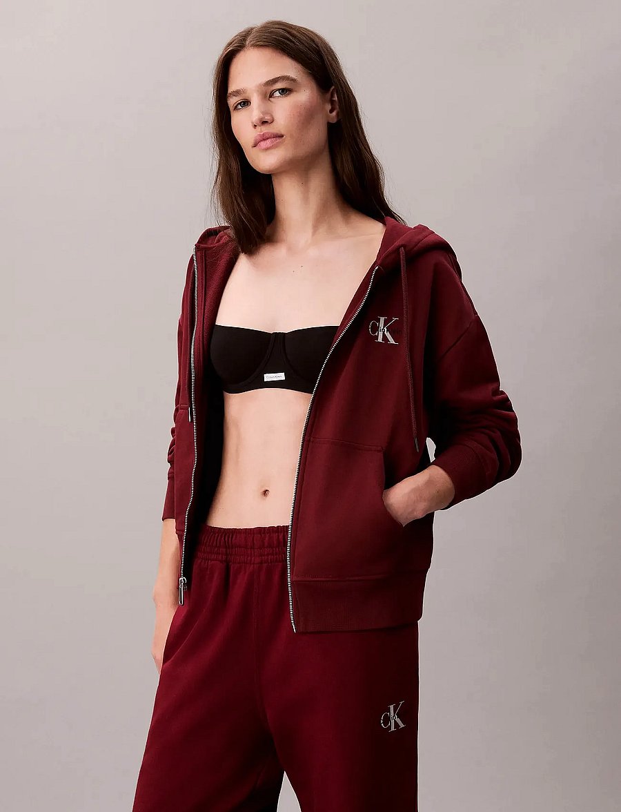 Calvin Klein Jeans - MONOLOGO FRENCH TERRY JOGGER - hverdags stil - renaissance red - 3