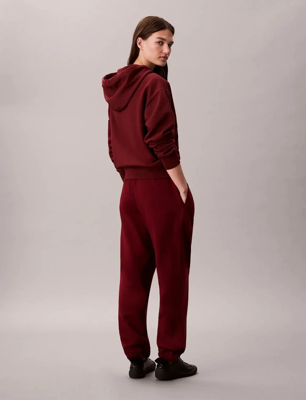 Calvin Klein Jeans - MONOLOGO FRENCH TERRY JOGGER - vardagsstil - renaissance red - 4