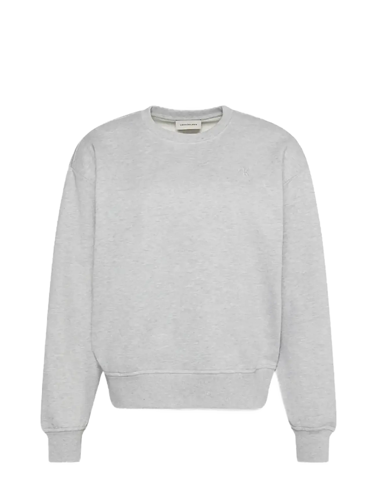 Calvin Klein Jeans LS ARCHIVE LOGO FRENCH TERRY RLX - Calvin Klein - HISTORY GREY HEATHER / grey