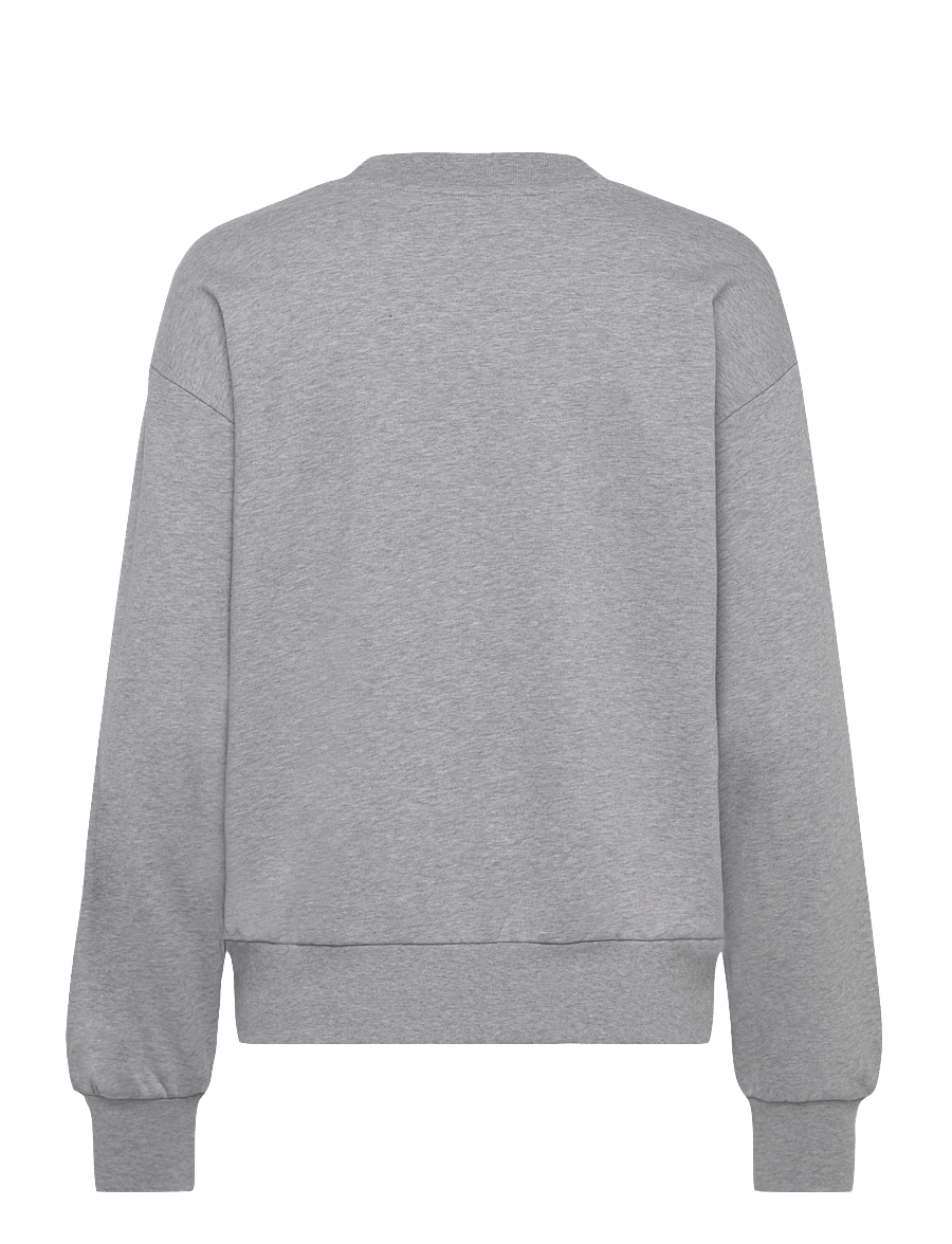 Calvin Klein Jeans - A- LS BADGE LOGO TERRY CREW NK - hverdags stil - heroic grey heather - 2