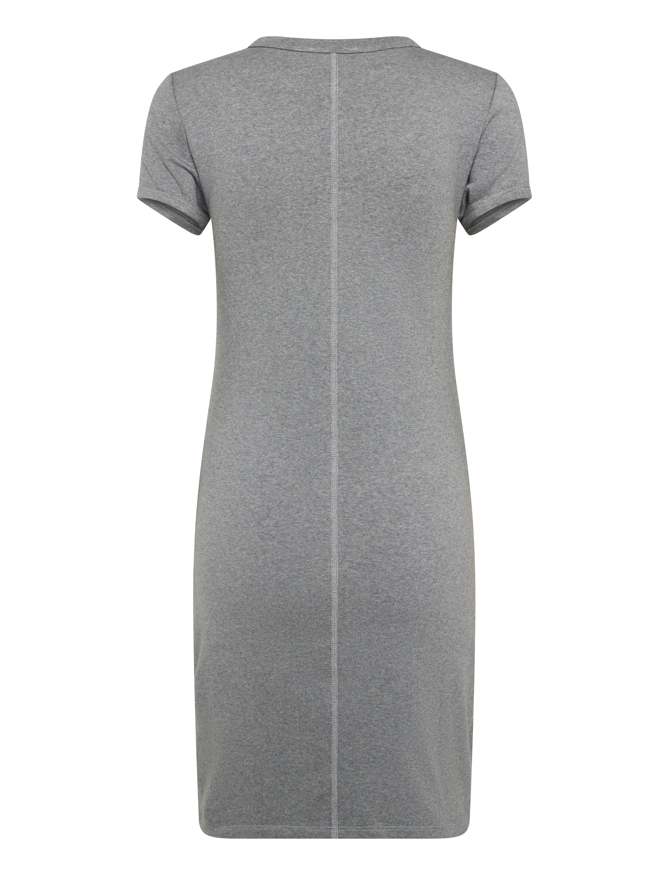 Calvin Klein Jeans - SS CTN CONTOUR 1X1 RIB SS MINI D - t-shirtkjoler - med gray heather - 1