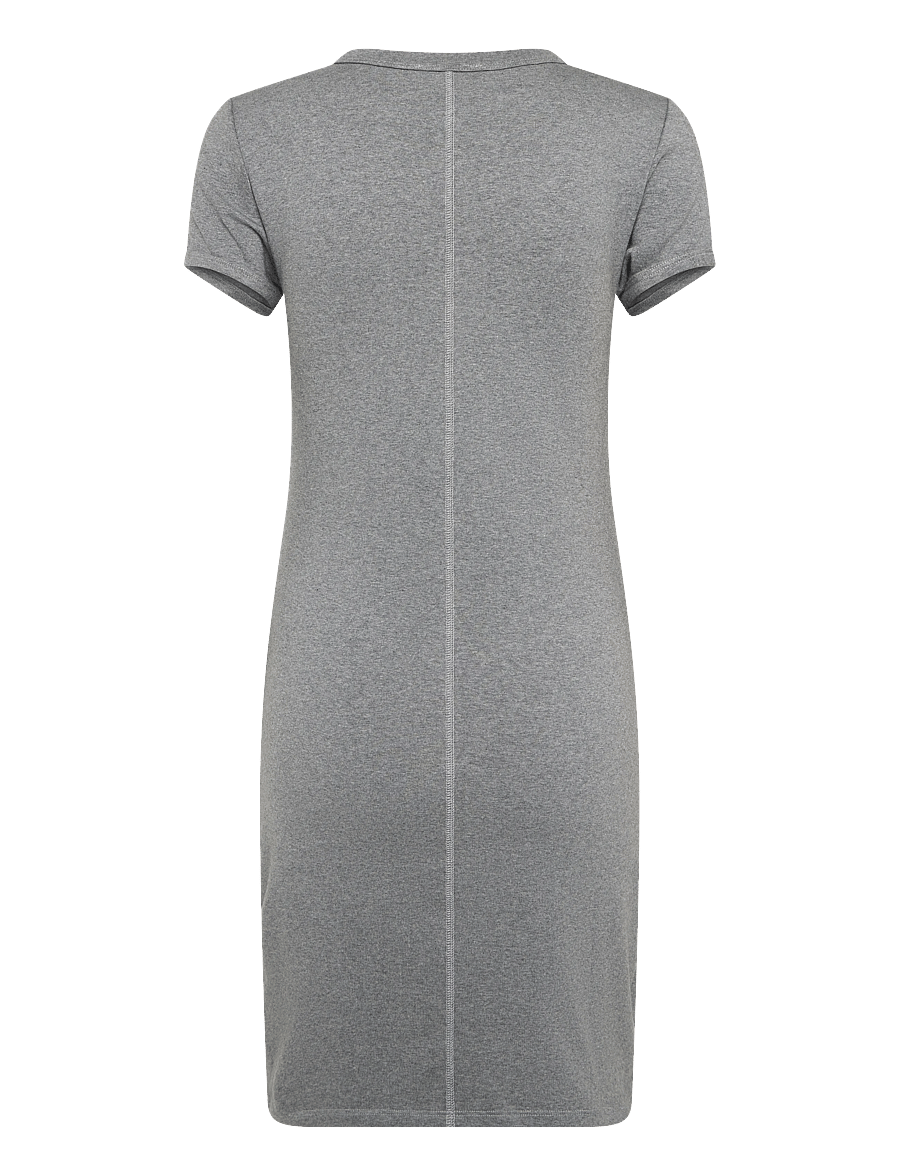 Calvin Klein Jeans - SS CTN CONTOUR 1X1 RIB SS MINI D - t-shirt-kleider - med gray heather - 2