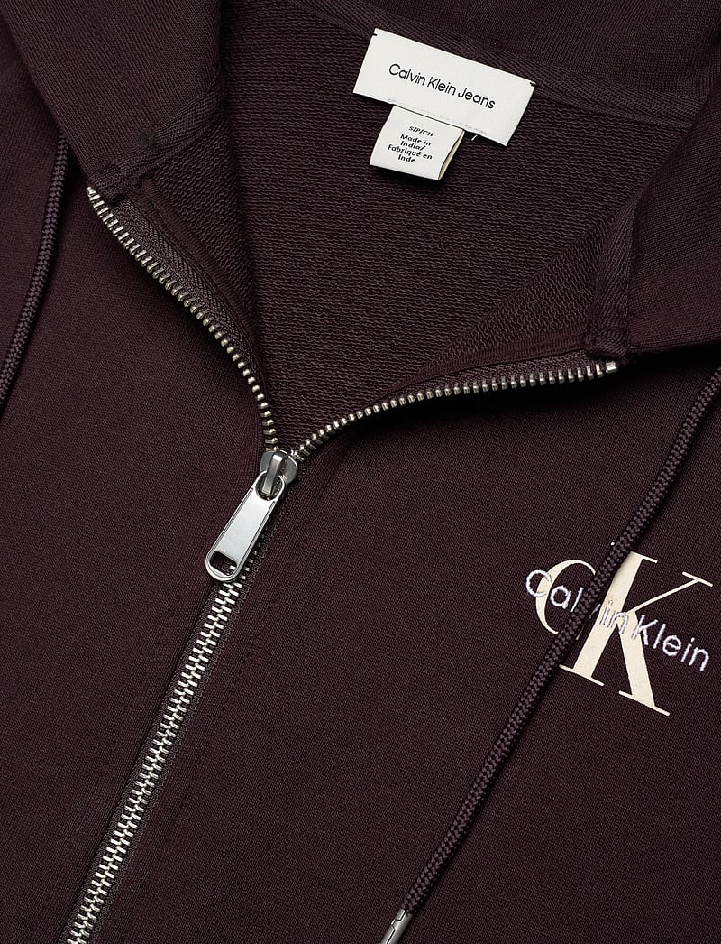 Calvin Klein Jeans - MONOLOGO FRENCH TERRY FZ BF HOOD - hættetrøjer - mocha brown - 2