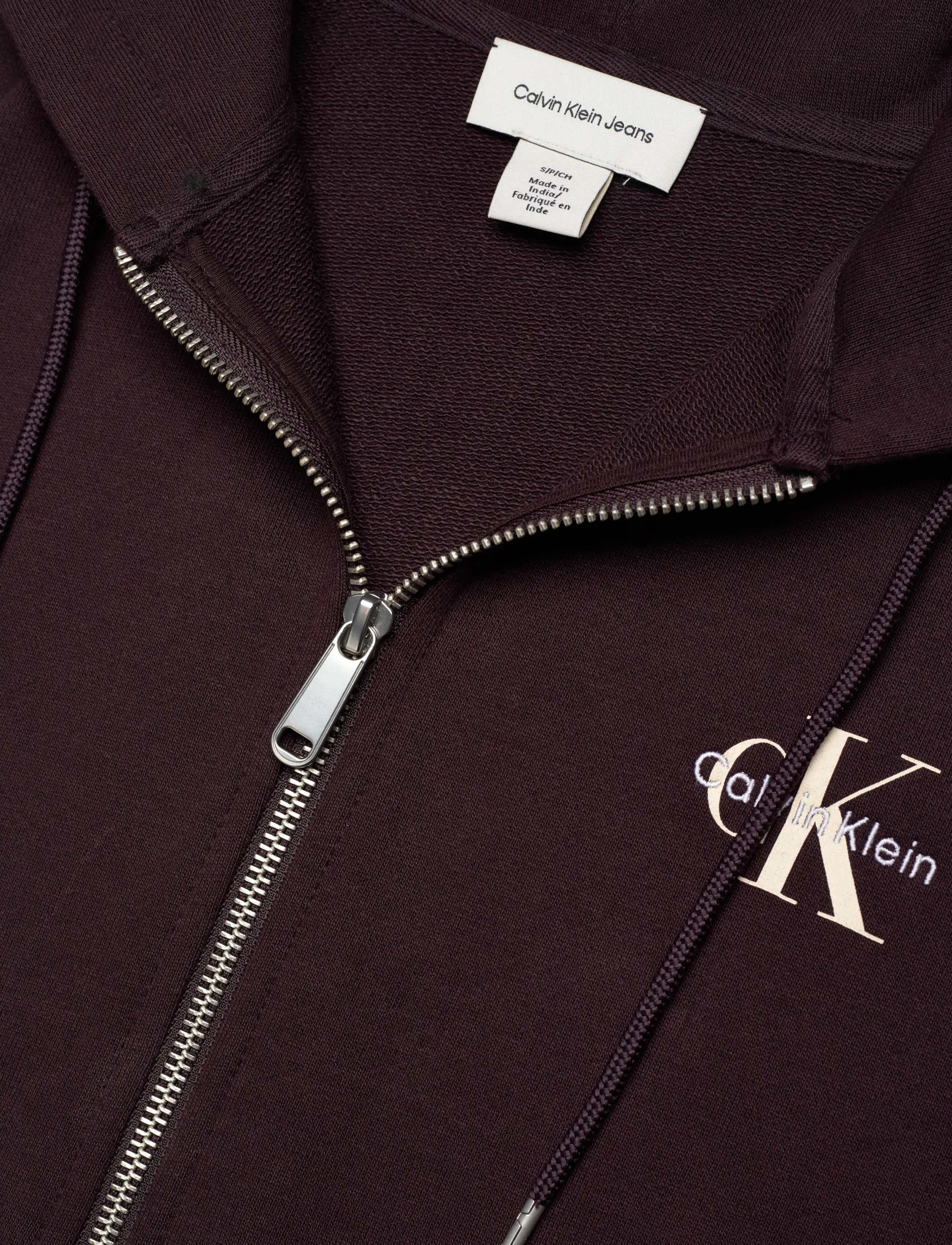Calvin Klein Jeans - LS MONOLOGO F TERRY FZ BF HOODIE - hættetrøjer - mocha brown - 2