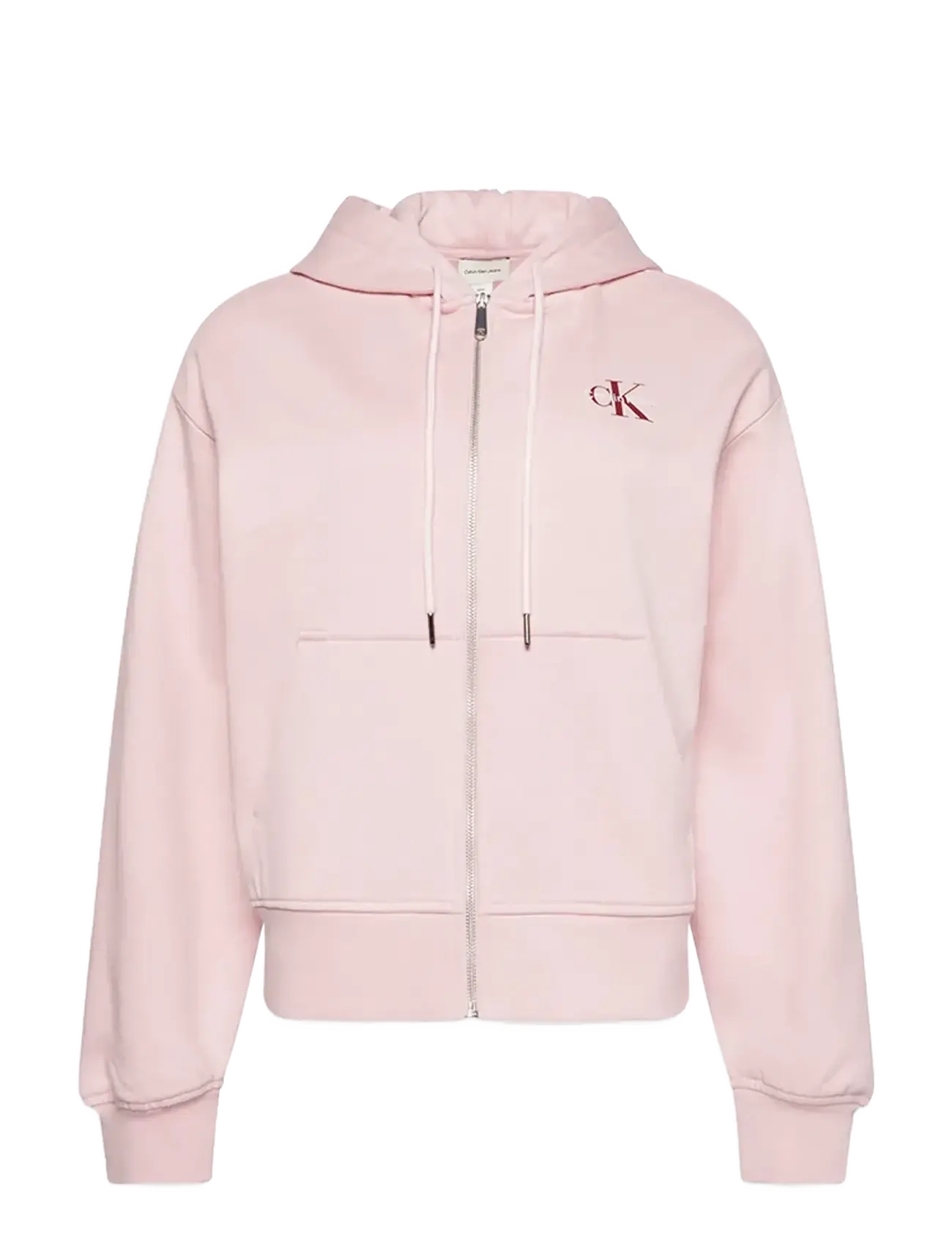 Calvin Klein Jeans - LS MONOLOGO F TERRY FZ BF HOODIE - hættetrøjer - pink nectar - 2