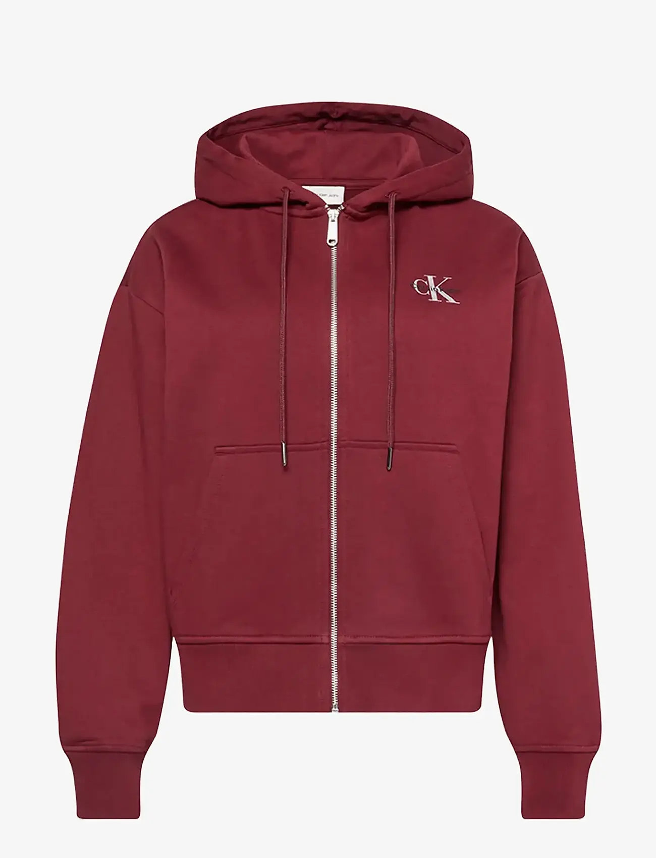 Calvin Klein Jeans - MONOLOGO FRENCH TERRY FZ BF HOOD - hættetrøjer - renaissance red - 1