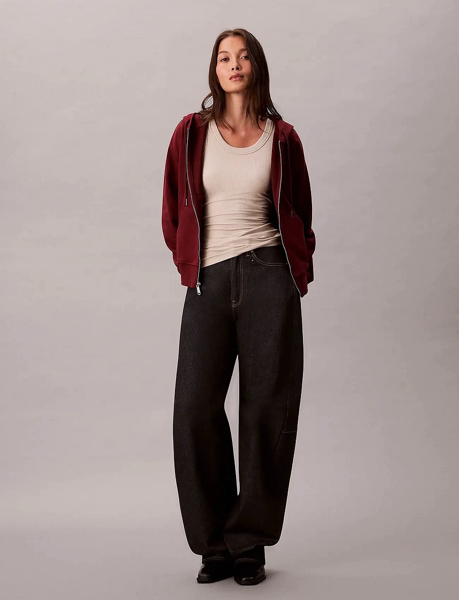 Calvin Klein Jeans - LS MONOLOGO F TERRY FZ BF HOODIE - pulls à capuche - renaissance red - 4