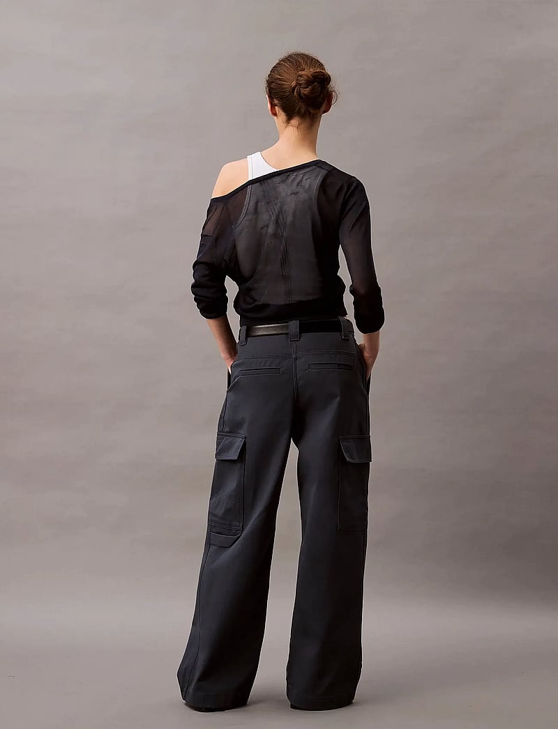 Calvin Klein Jeans - UTILITY CANVAS CARGO PANT - cargo-hosen - india ink - 5