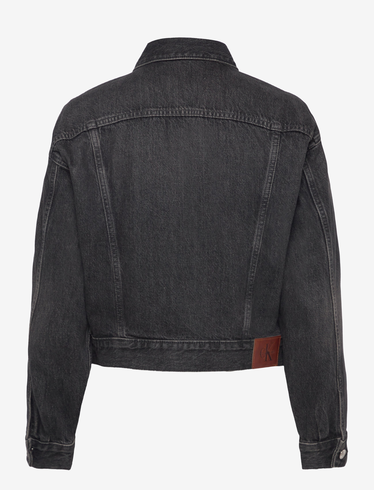 Calvin Klein Jeans - 90s TRUCKER BLACK FOG - denimjakker - black fog - 2