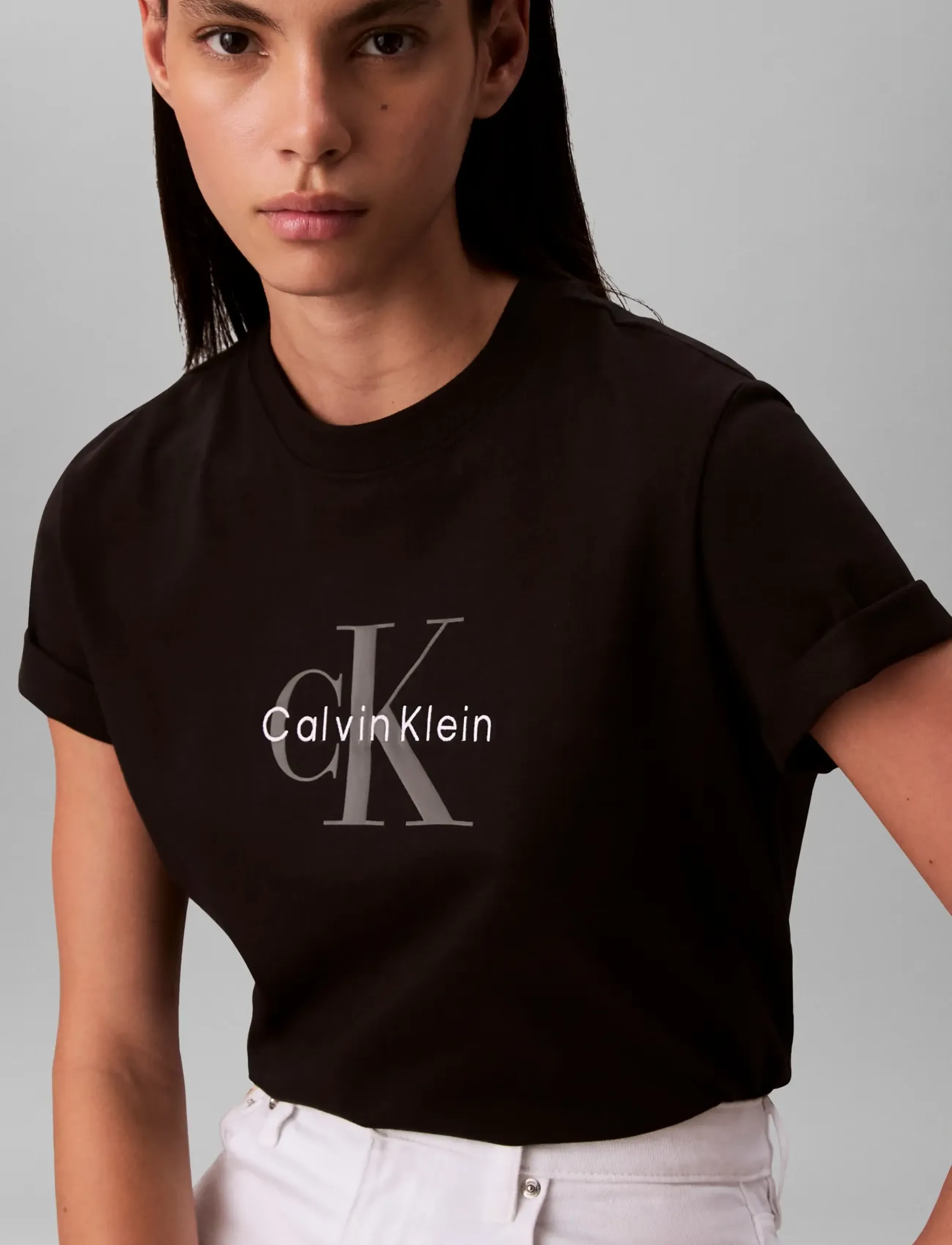 Calvin Klein Jeans Hero Ss Classic Monologo Cneck T t-shirts dam – bild 6