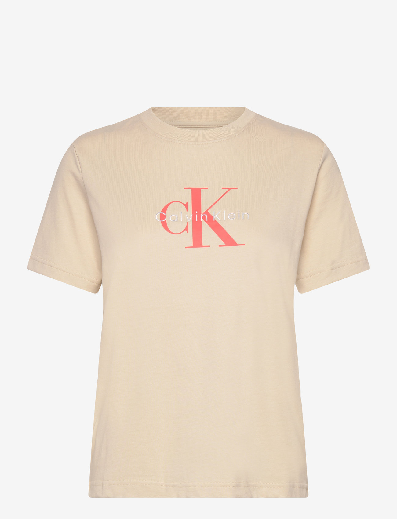 Calvin Klein Jeans - HERO SS CLASSIC MONOLOGO CNECK T - t-shirts - brazilian sand - 1