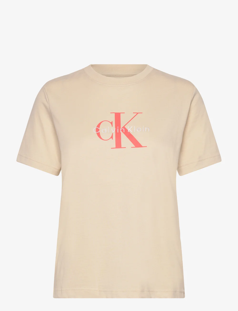 Calvin Klein Jeans - HERO SS CLASSIC MONOLOGO CNECK T - t-shirts - brazilian sand - 1