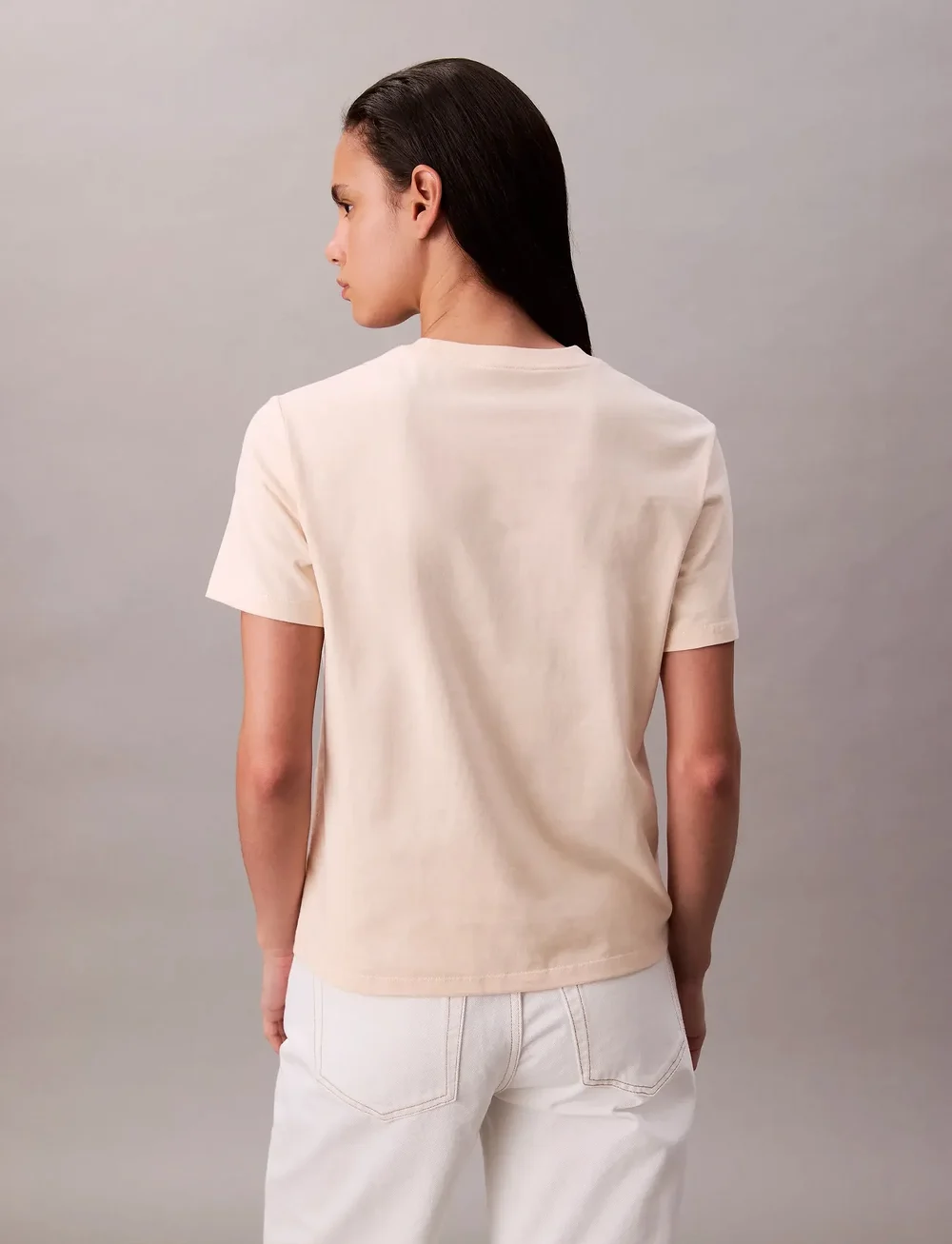 Calvin Klein Jeans - HERO SS CLASSIC MONOLOGO CNECK T - t-shirts - brazilian sand - 5