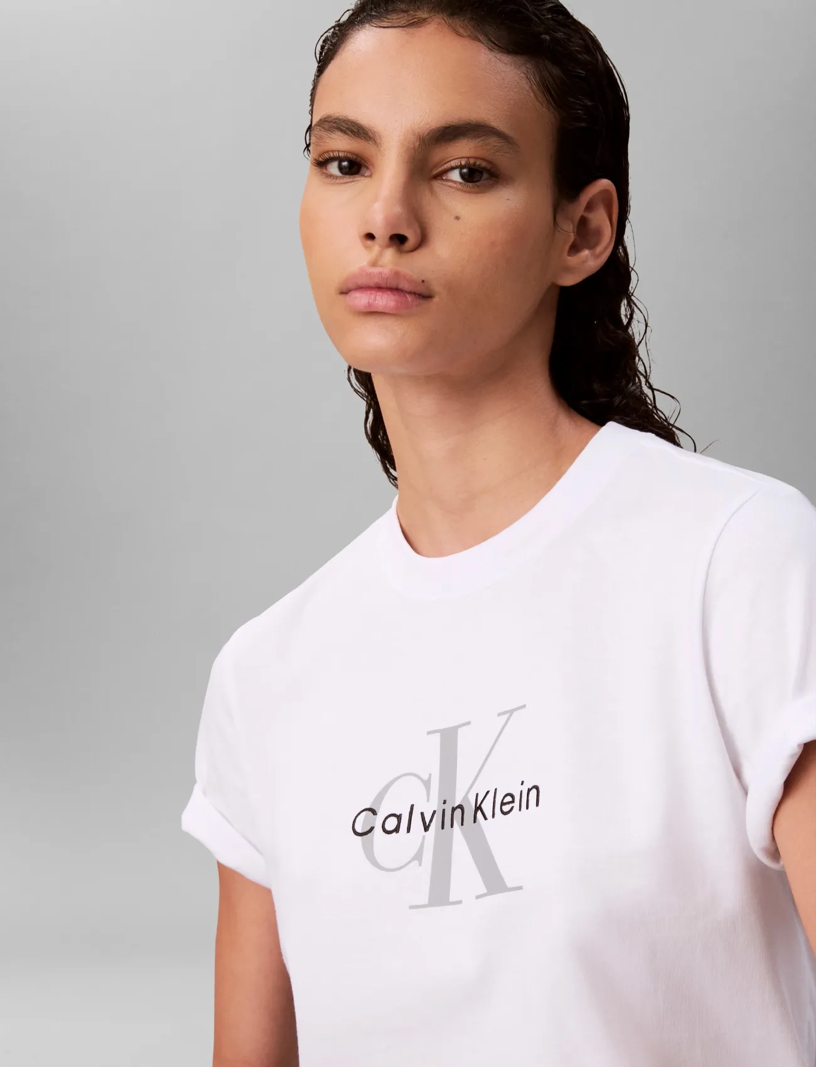 Calvin Klein Jeans Hero Ss Classic Monologo Cneck T t-shirts dam – bild 6