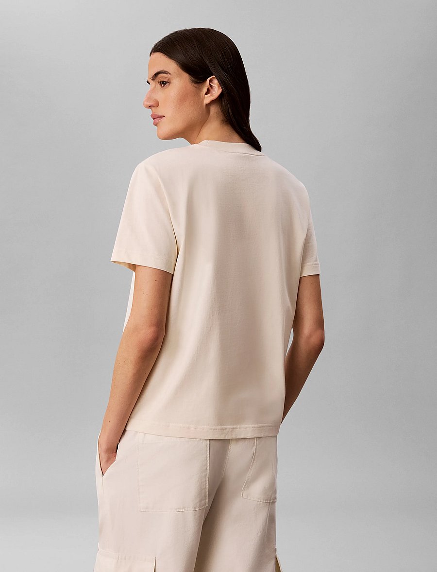 Calvin Klein Jeans - HERO SS CLASSIC MONOLOGO CNECK T - t-shirts - tofu - 2