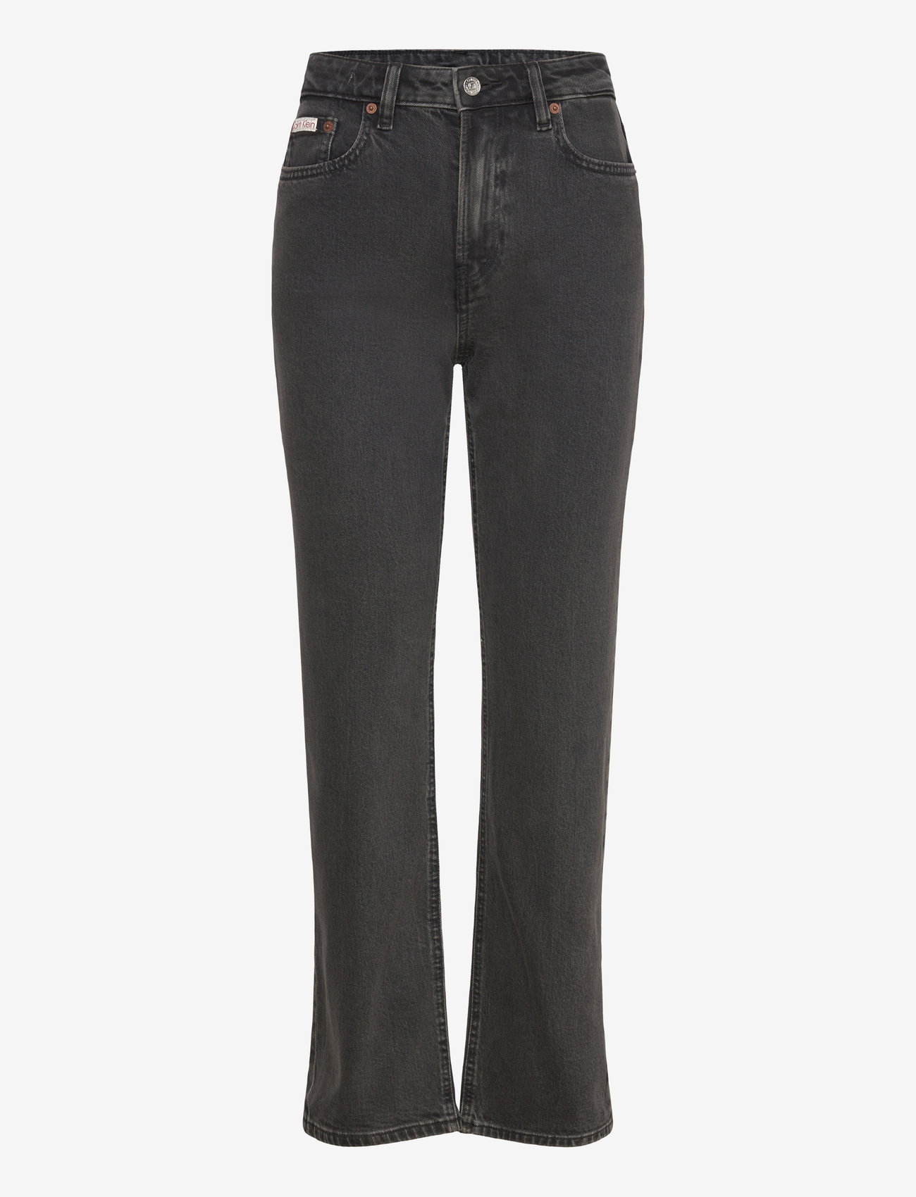 Calvin Klein Jeans - HIGH RISE STRAIGHT CK ESSENTIAL - straight jeans - ck essential black - 1
