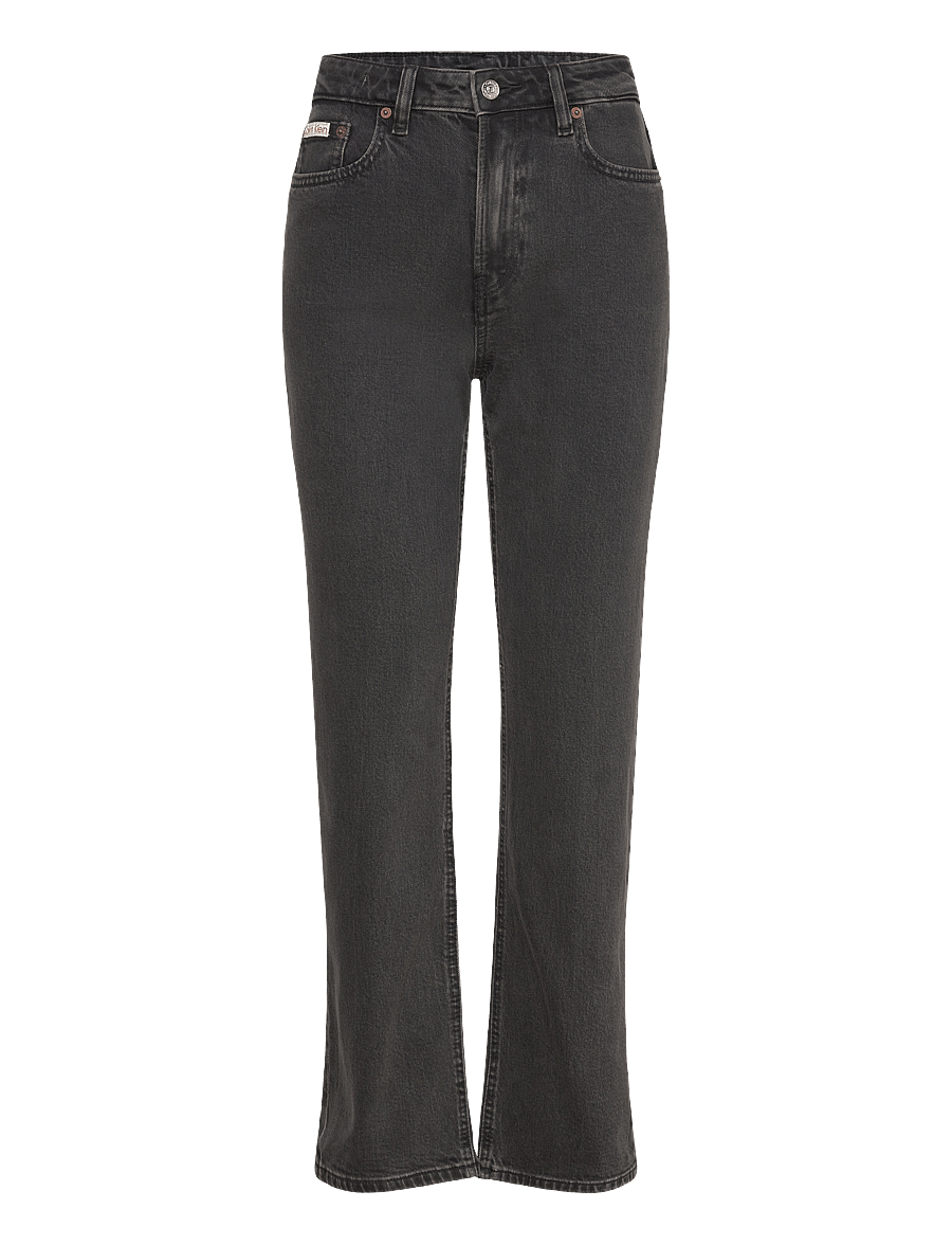 Calvin Klein Jeans - HIGH RISE STRAIGHT CK ESSENTIAL - straight jeans - ck essential black - 1