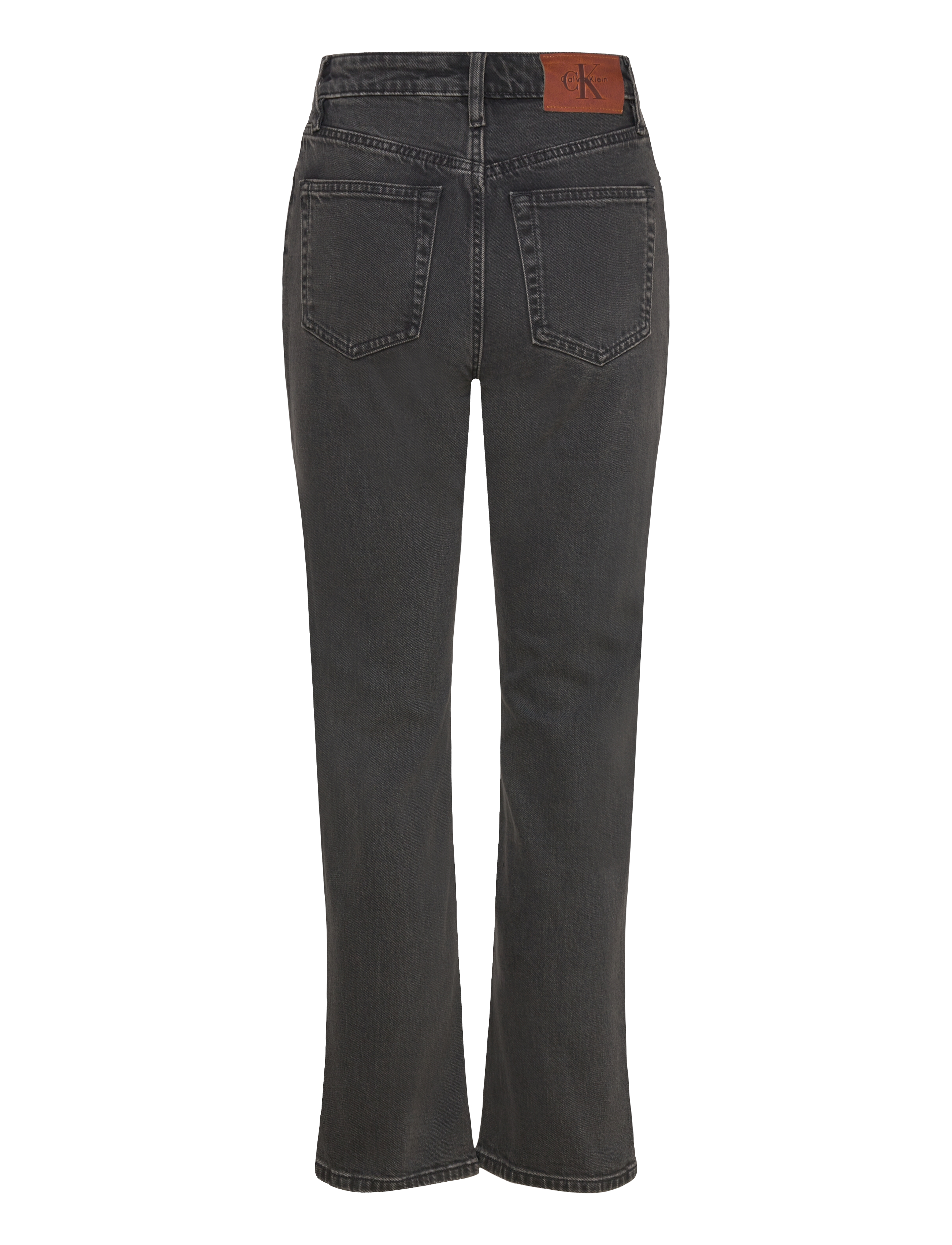Calvin Klein Jeans - HIGH RISE STRAIGHT CK ESSENTIAL - straight jeans - ck essential black - 2
