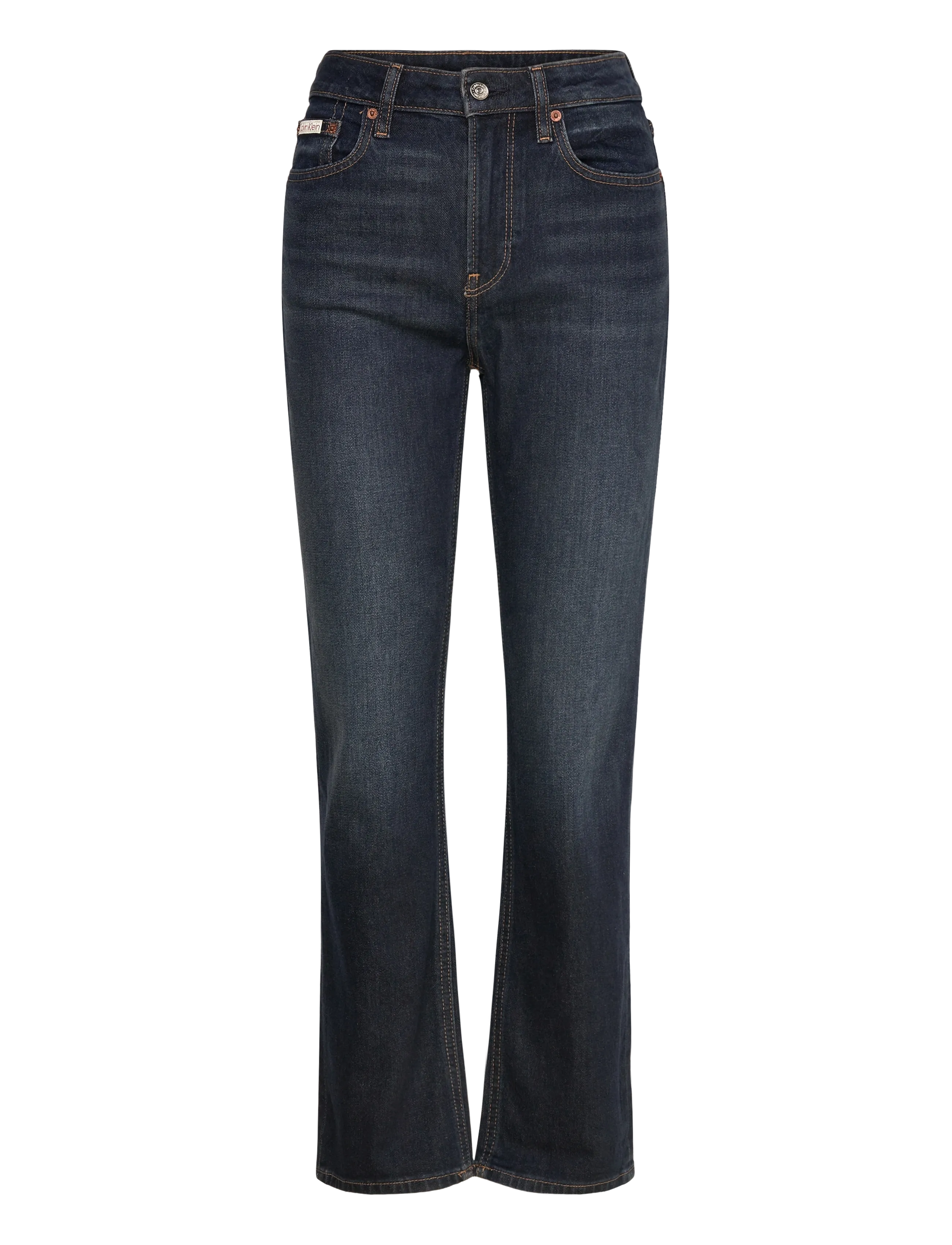Calvin Klein Jeans HIGH RISE STRAIGHT OXBOW - Jeans - OXBOW / navy