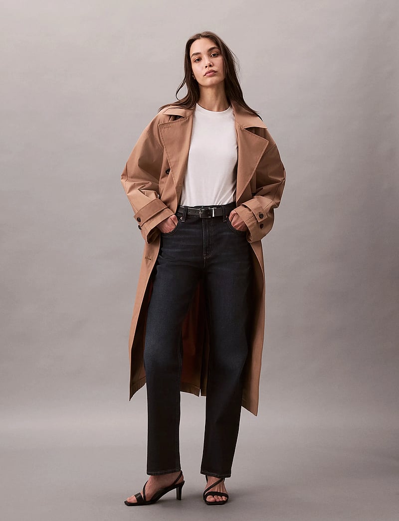 Calvin Klein Jeans - HIGH RISE STRAIGHT OXBOW - raka jeans - oxbow - 0