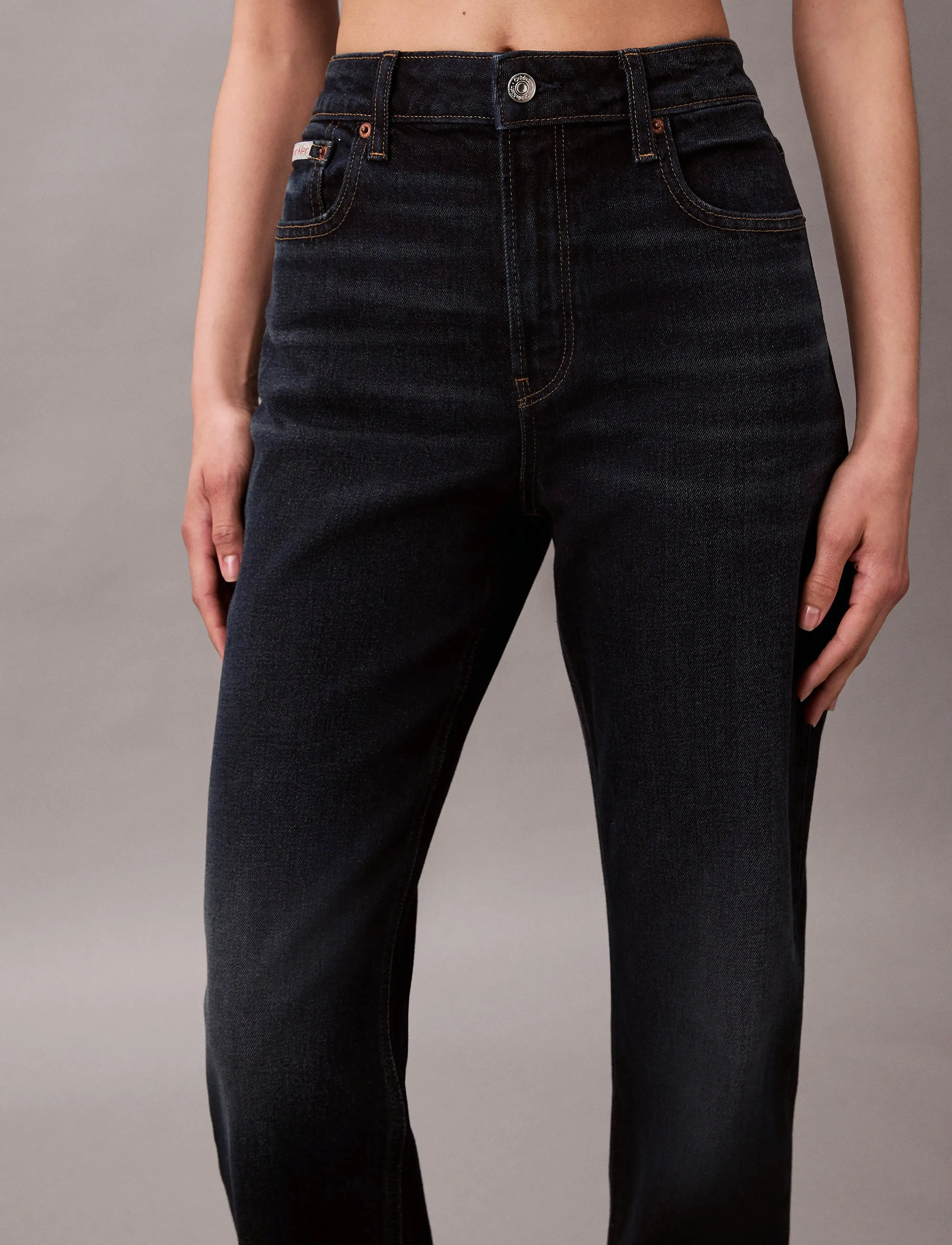 Calvin Klein Jeans High Rise Straight Oxbow jeans dam – bild 4