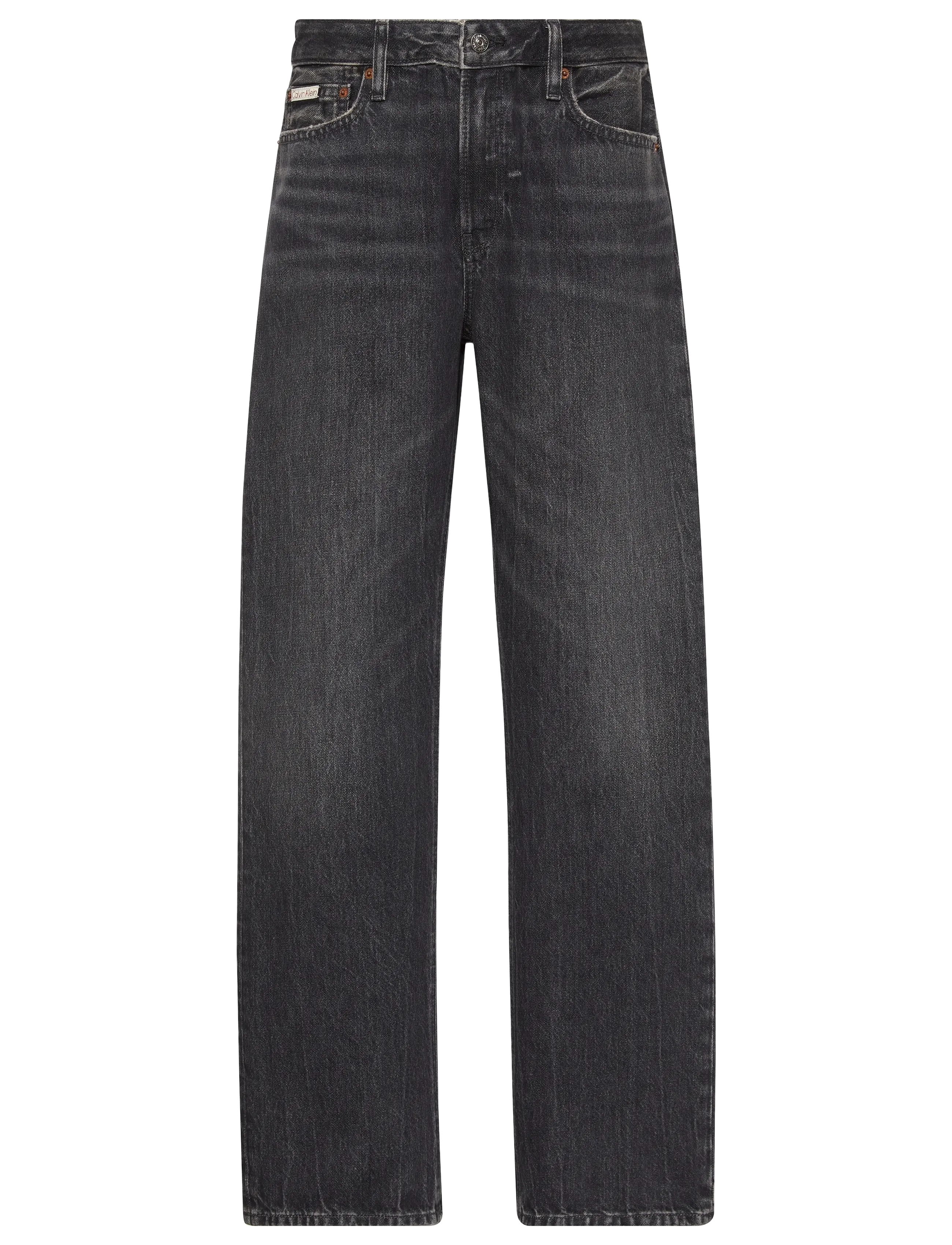Calvin Klein Jeans SIGNATURE 90s STRAIGHT BLACK FOG - Jeans - BLACK FOG / grey